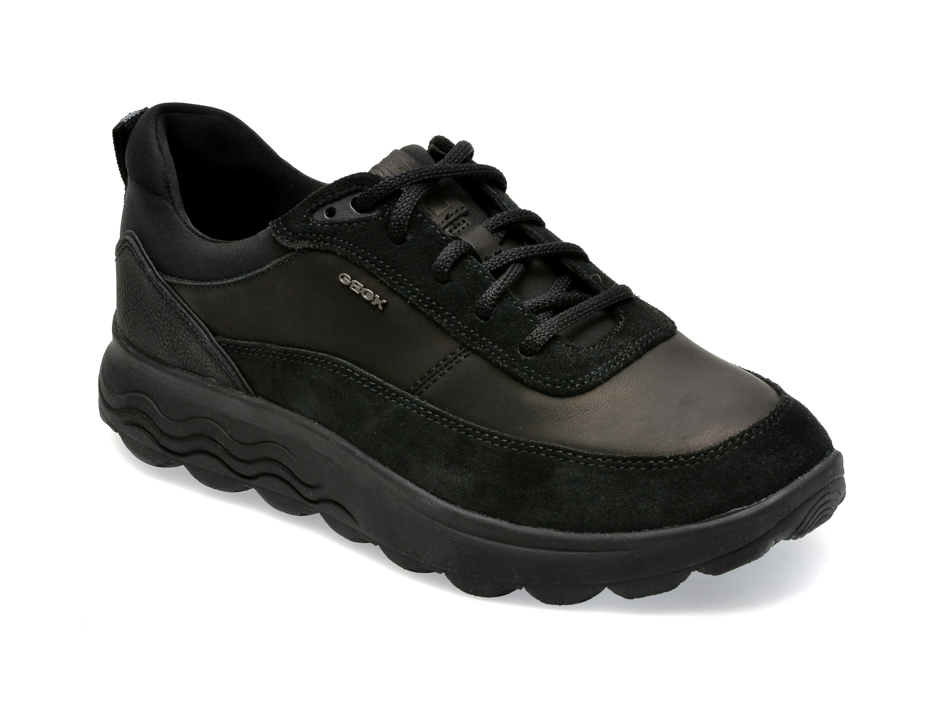 Pantofi GEOX negri, U16BYE, din piele naturala Geox imagine noua 2022