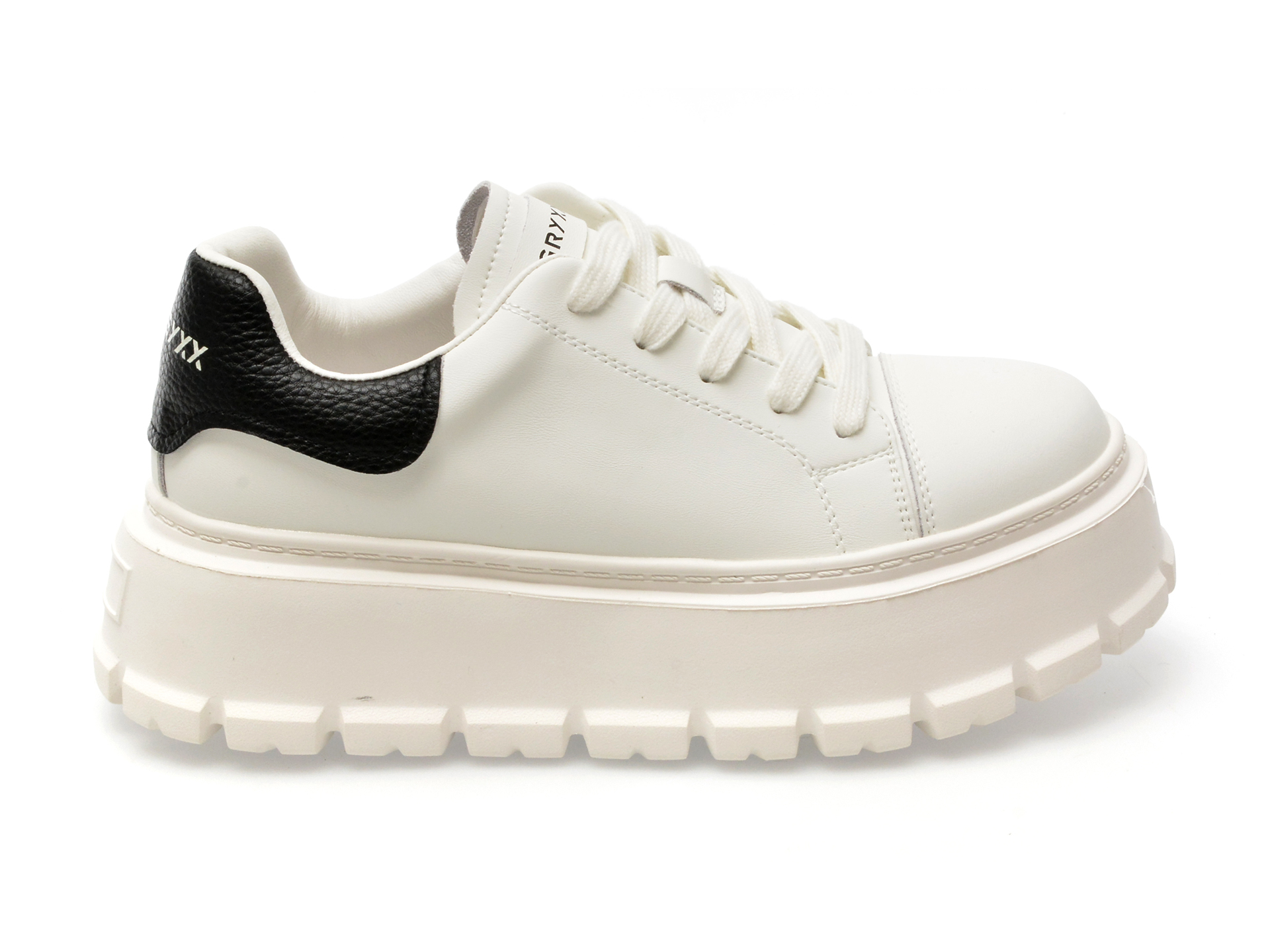 Pantofi GRYXX albi, A9227, din piele naturala