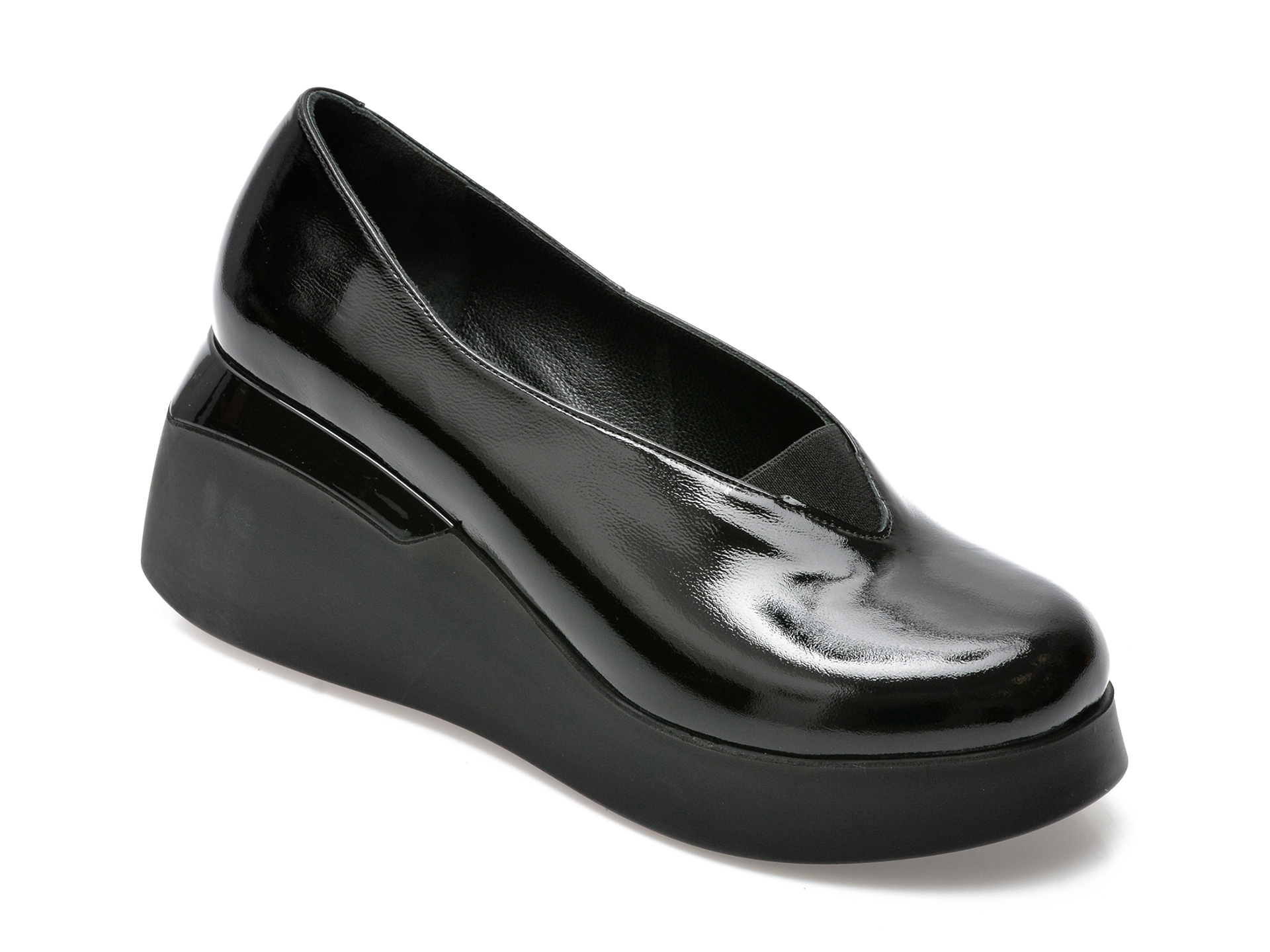 Pantofi GRYXX negri, 2541417, din piele naturala lacuita