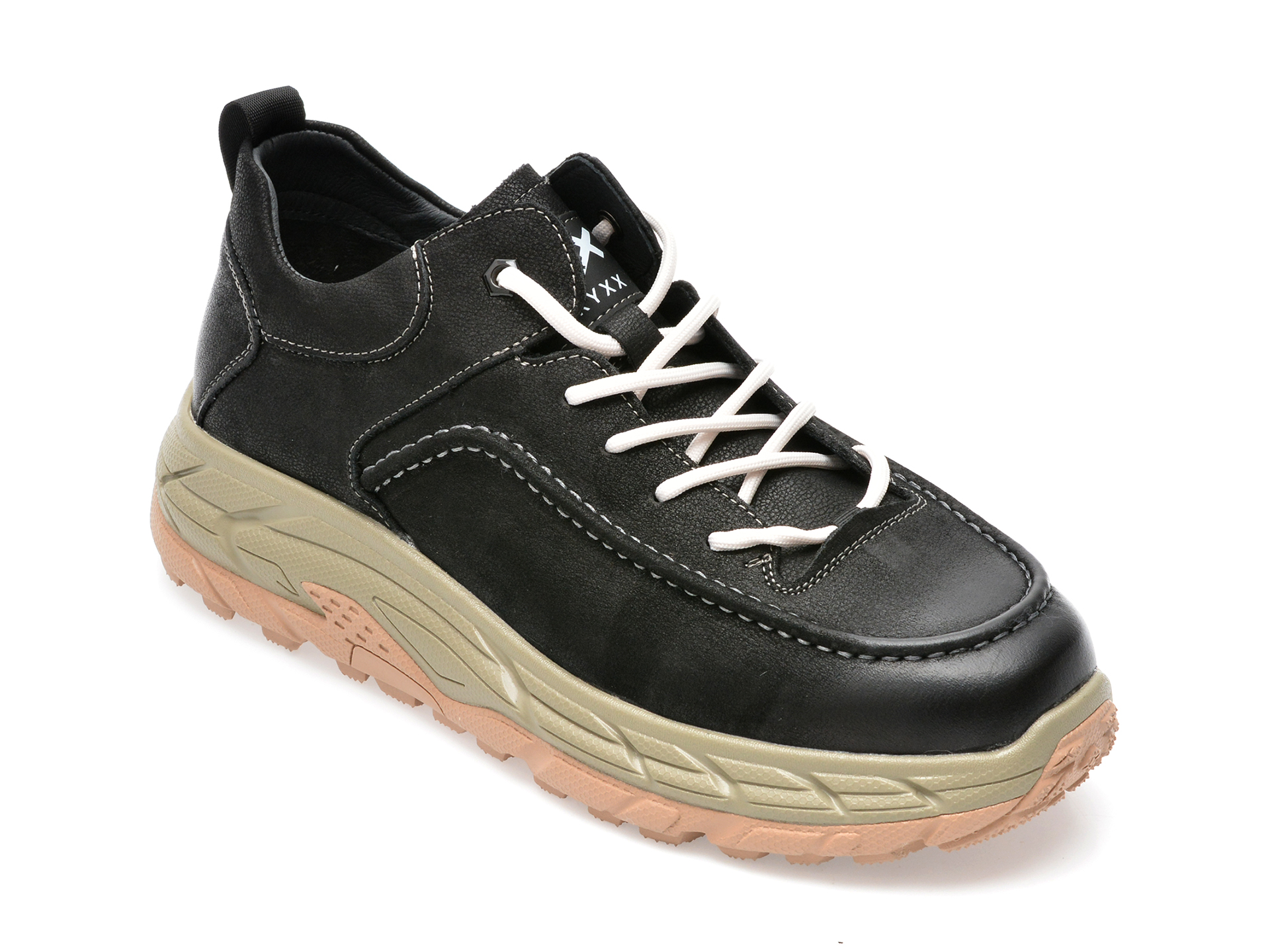 Pantofi GRYXX negri, 33078, din piele naturala