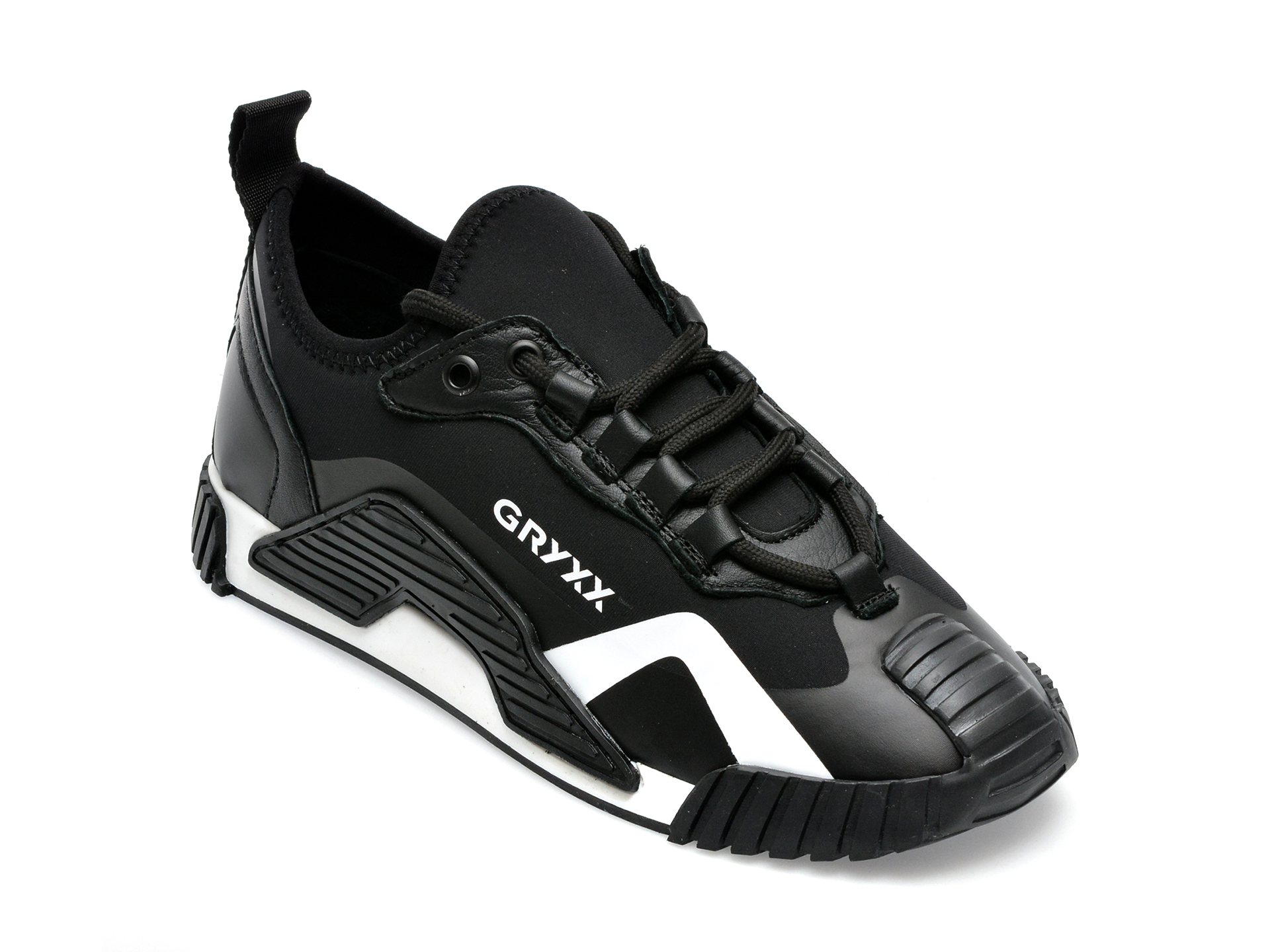 Pantofi GRYXX negri, MK11920, din material textil