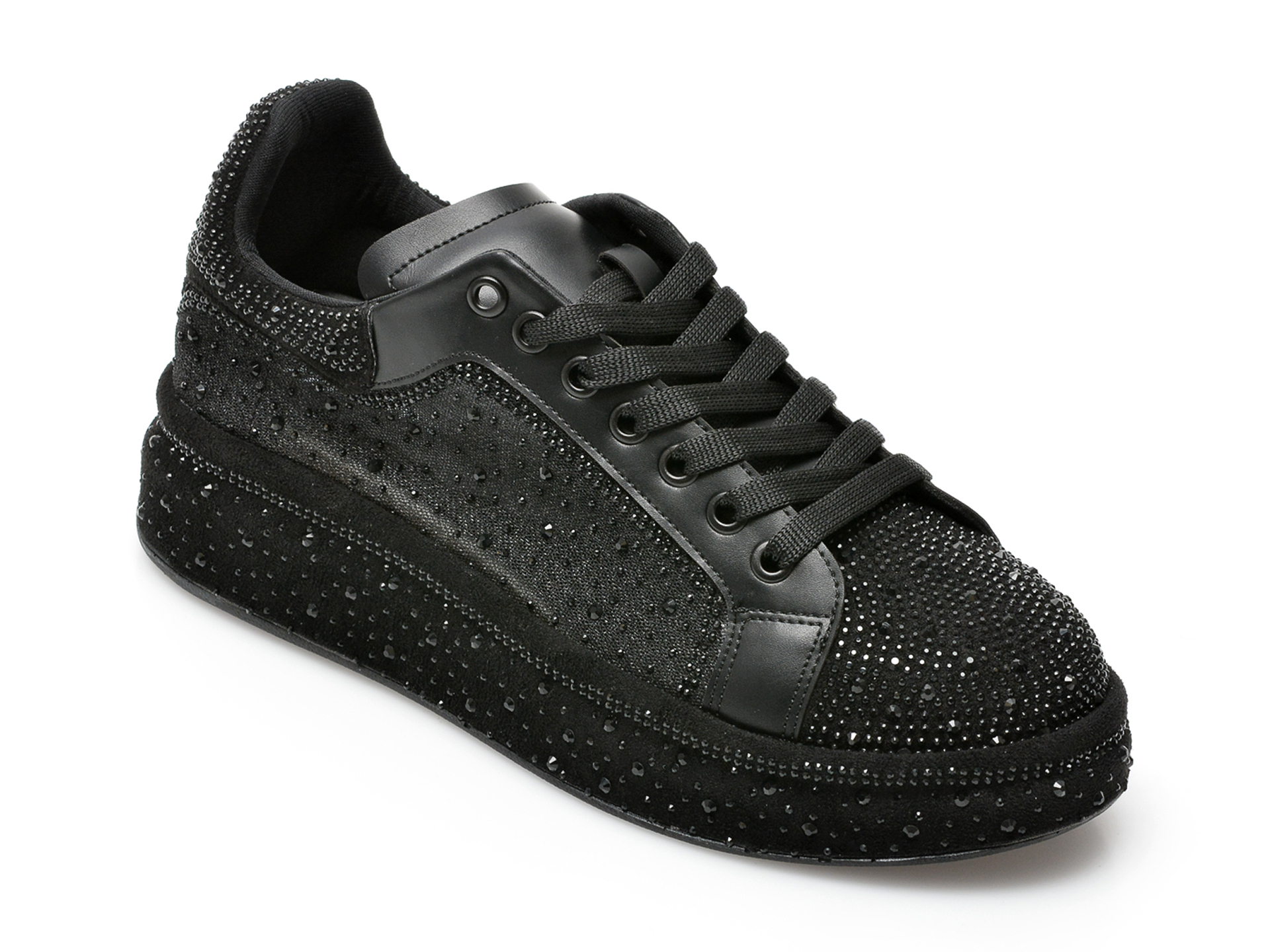 Pantofi GRYXX negri, MO16570, din material textil