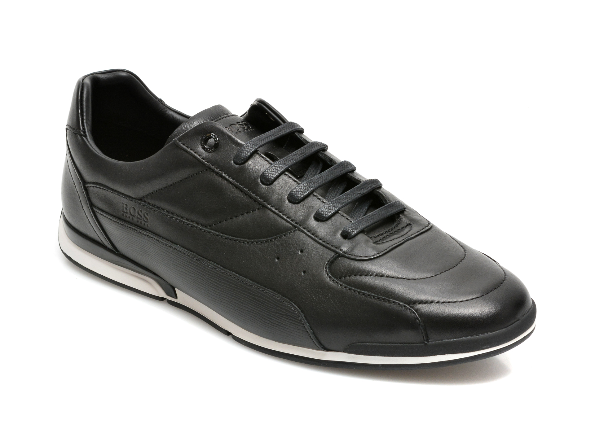 Pantofi HUGO BOSS negri, 9254, din piele naturala 2023 ❤️ Pret Super tezyo.ro imagine noua 2022
