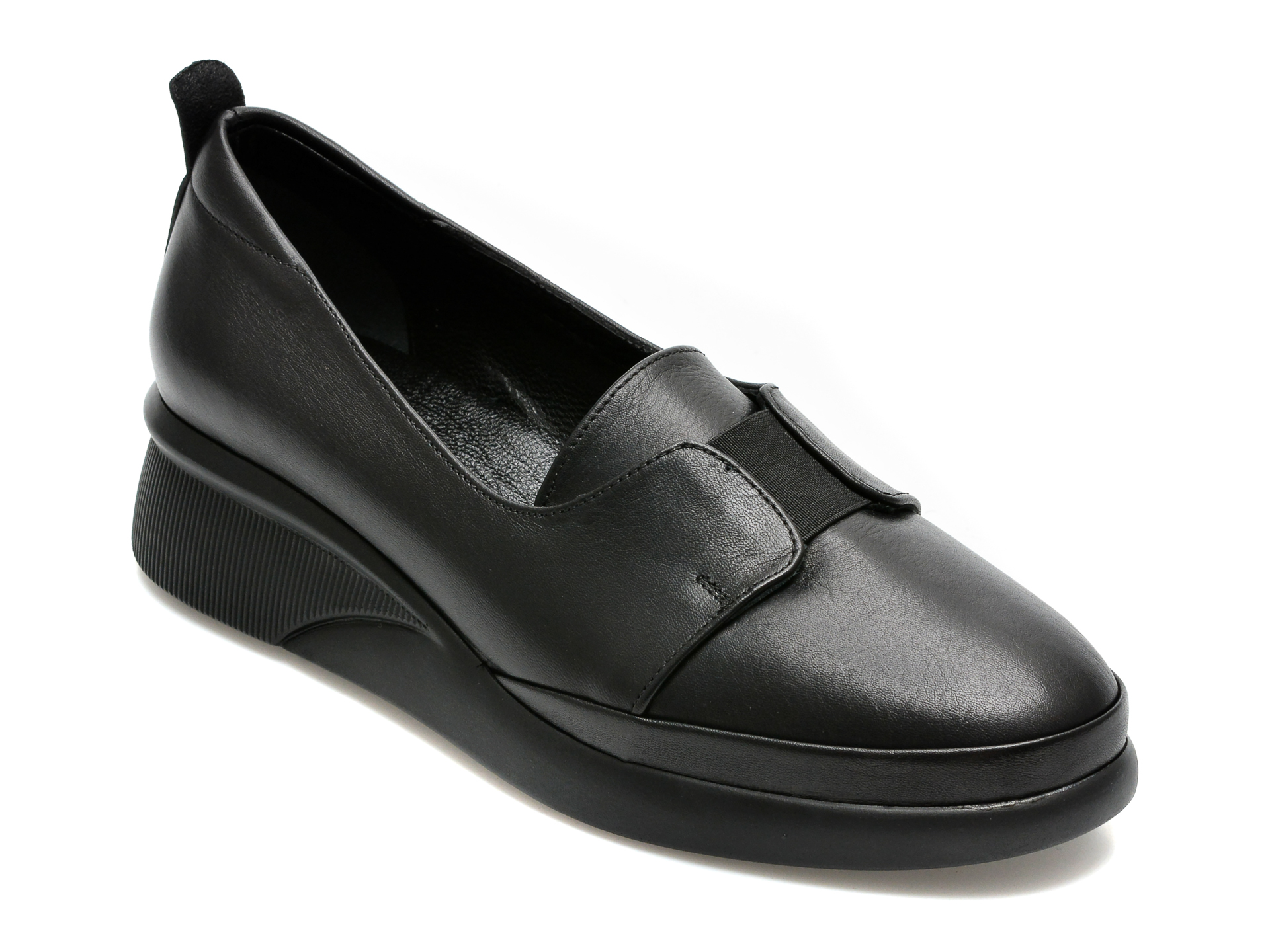 Pantofi IMAGE negri, 12020, din piele naturala /femei/pantofi imagine noua