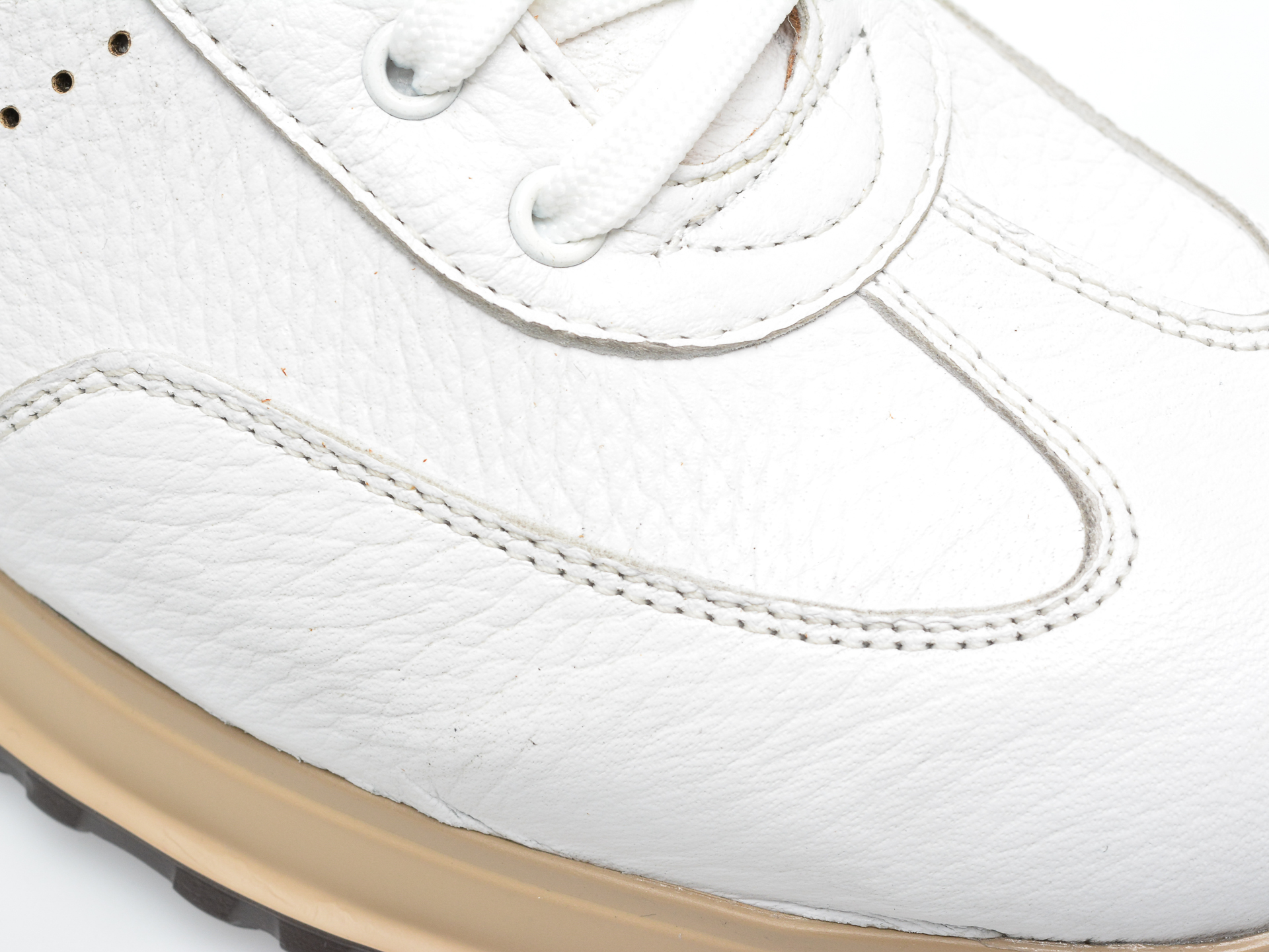 Poze Pantofi LE COLONEL albi, 62818, din piele naturala Tezyo