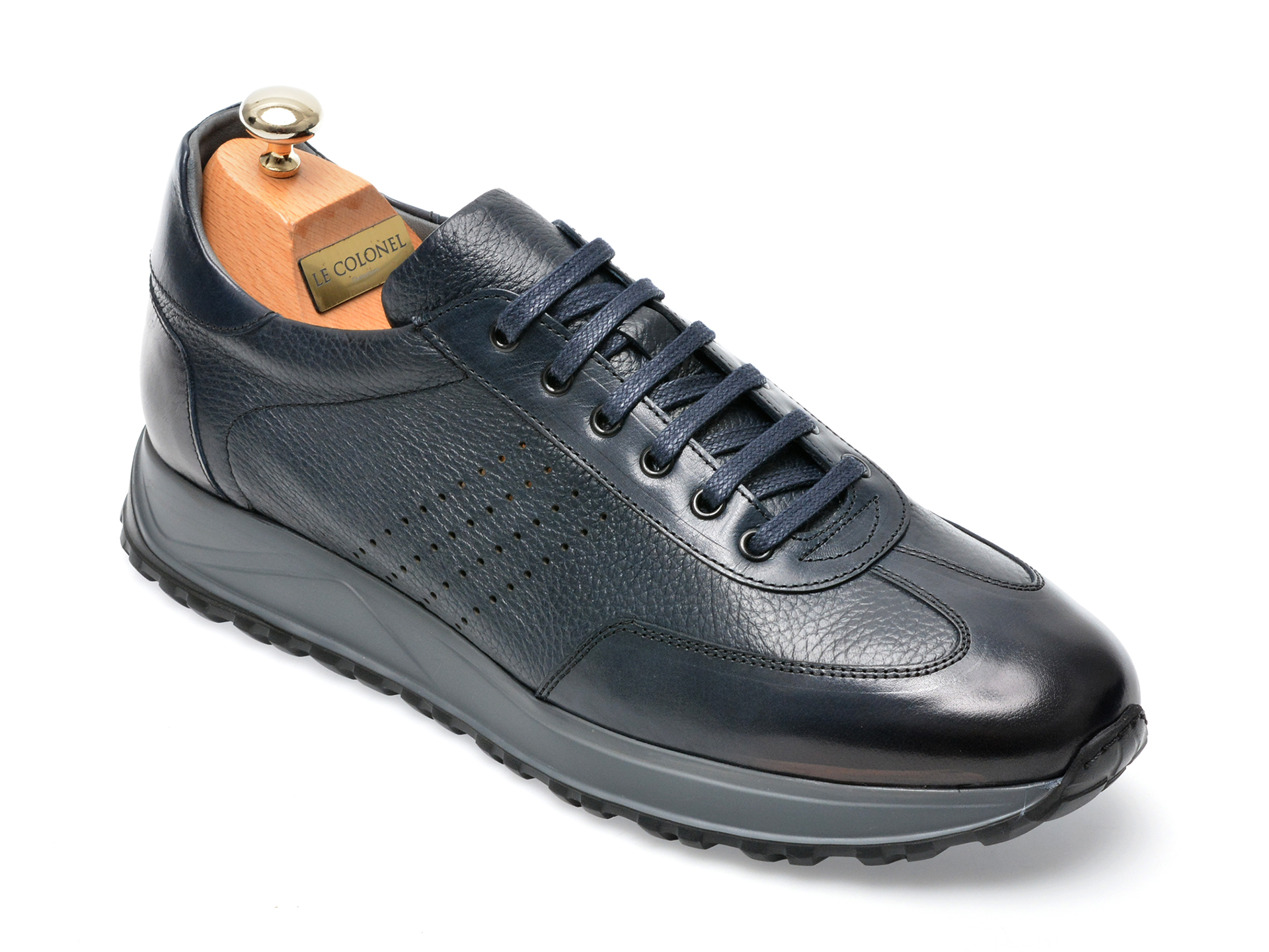 Poze Pantofi LE COLONEL bleumarin, 62818, din piele naturala Tezyo