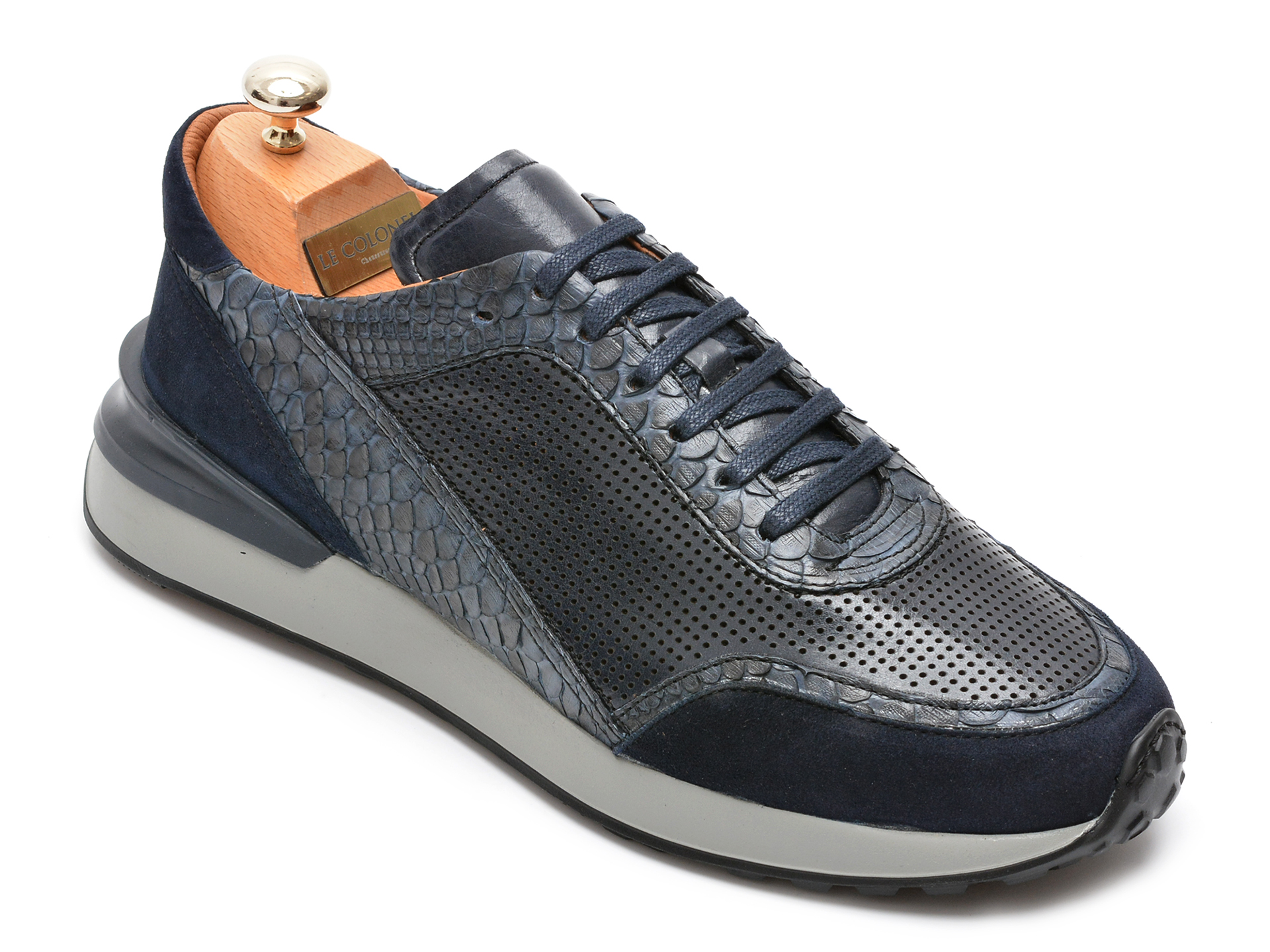 Pantofi LE COLONEL bleumarin, 66403, din piele naturala 2022 ❤️ Pret Super tezyo.ro imagine noua 2022