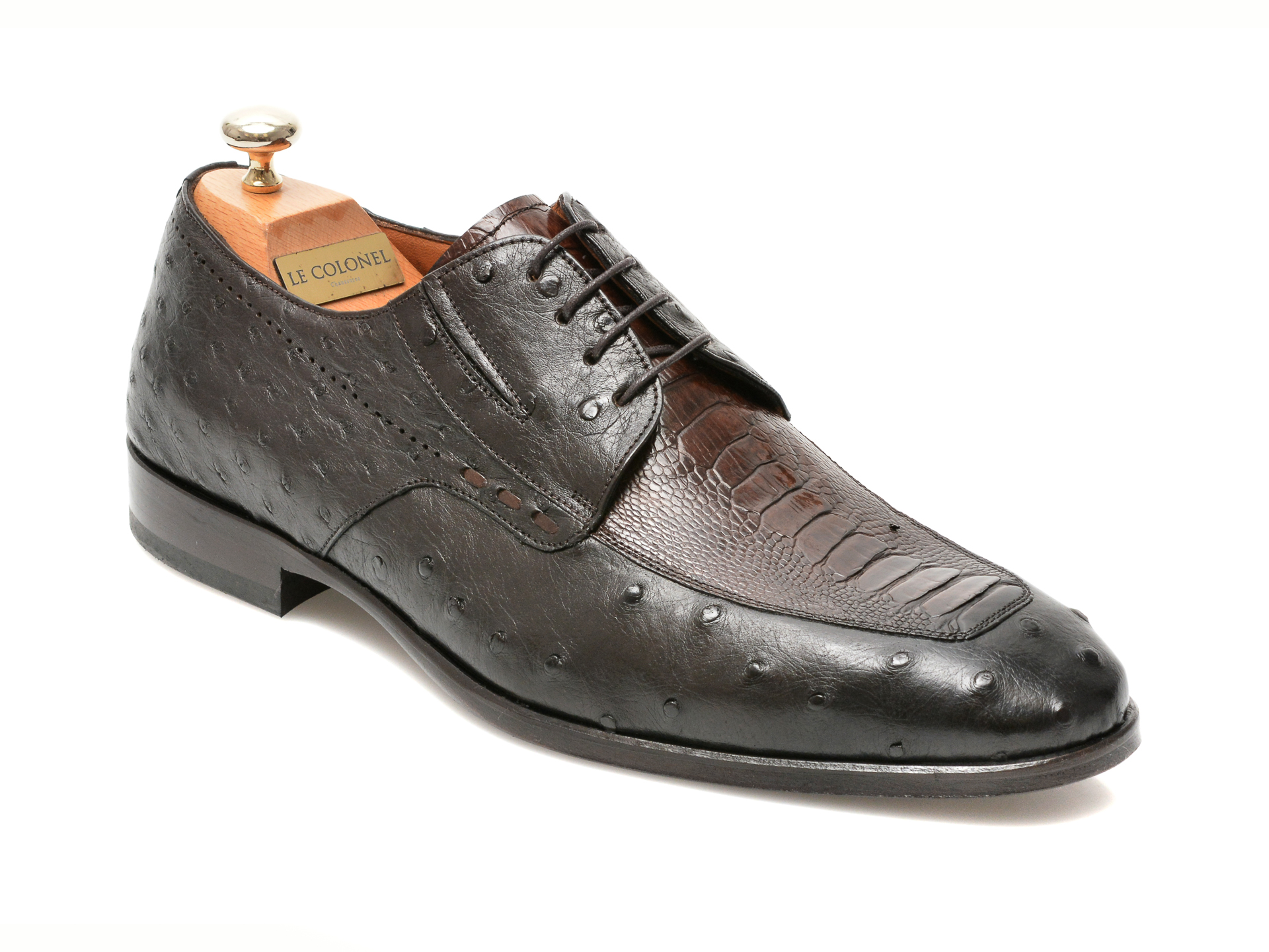 Pantofi LE COLONEL maro, 48701, din piele naturala Le Colonel