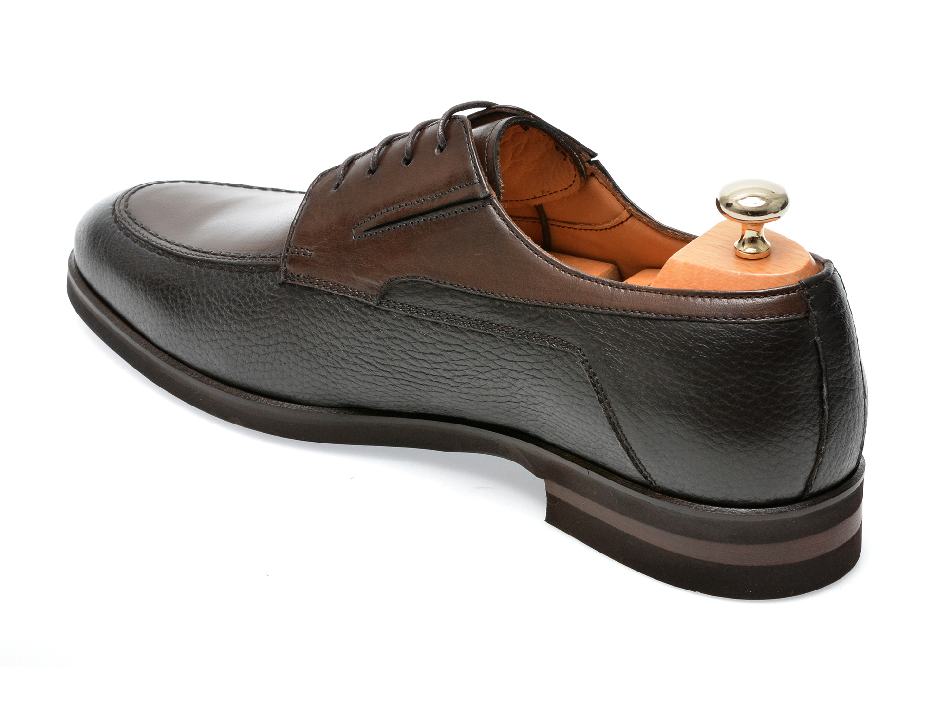 Poze Pantofi LE COLONEL maro, 60545, din piele naturala Tezyo