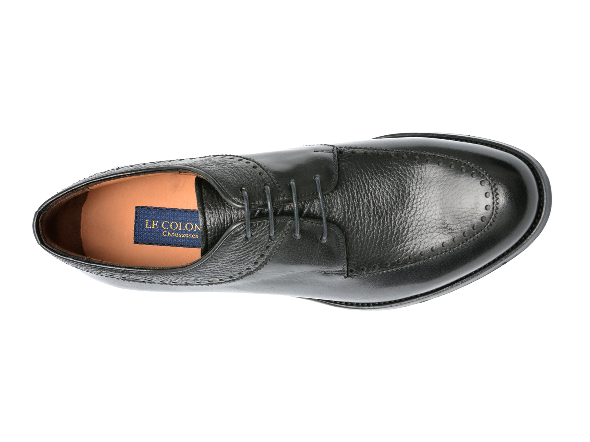 Poze Pantofi LE COLONEL negri, 45266, din piele naturala Tezyo
