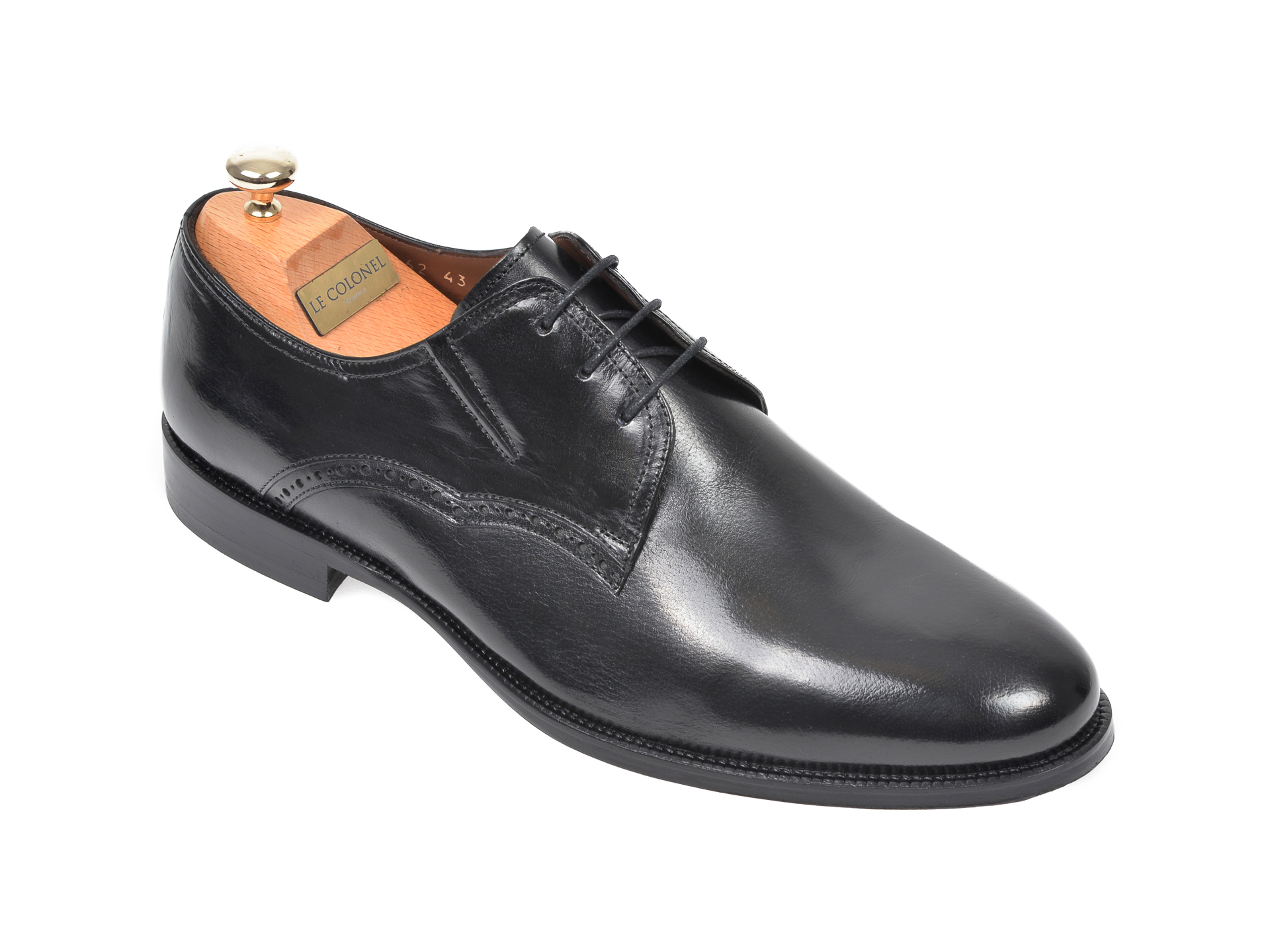 Pantofi LE COLONEL negri, 45662, din piele naturala