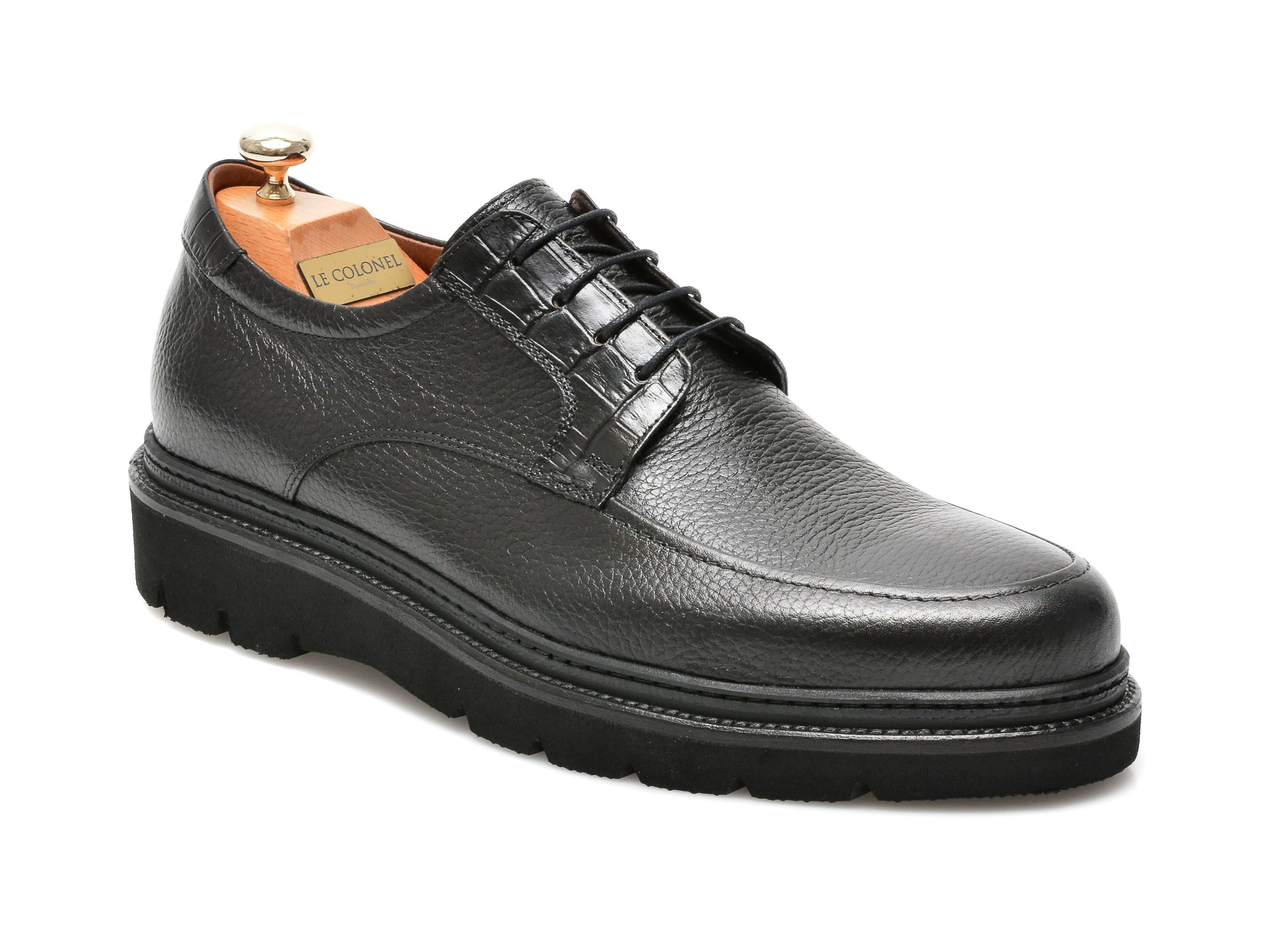Pantofi LE COLONEL negri, 47302, din piele naturala Le Colonel