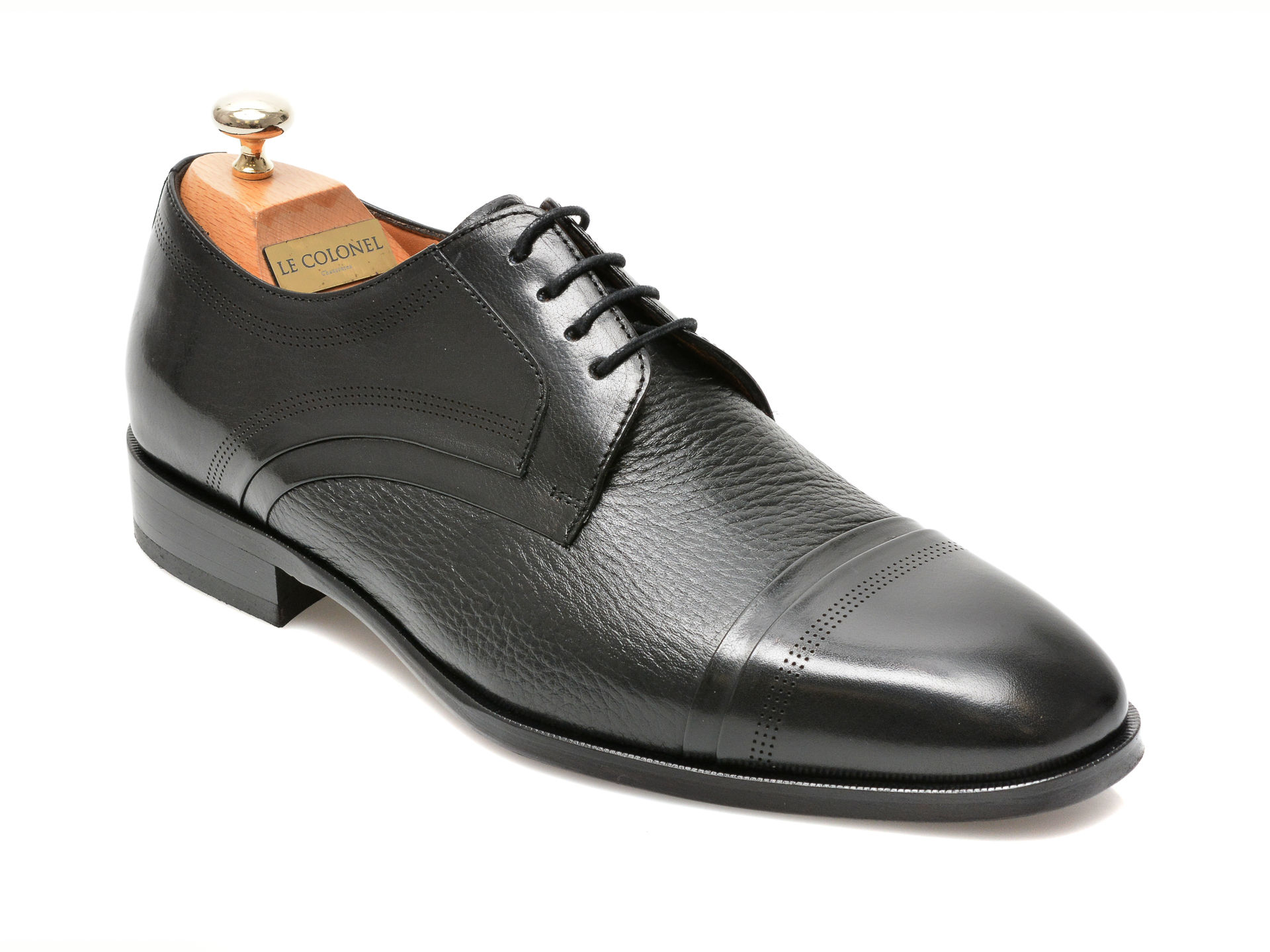 Pantofi LE COLONEL negri, 48470, din piele naturala Le Colonel