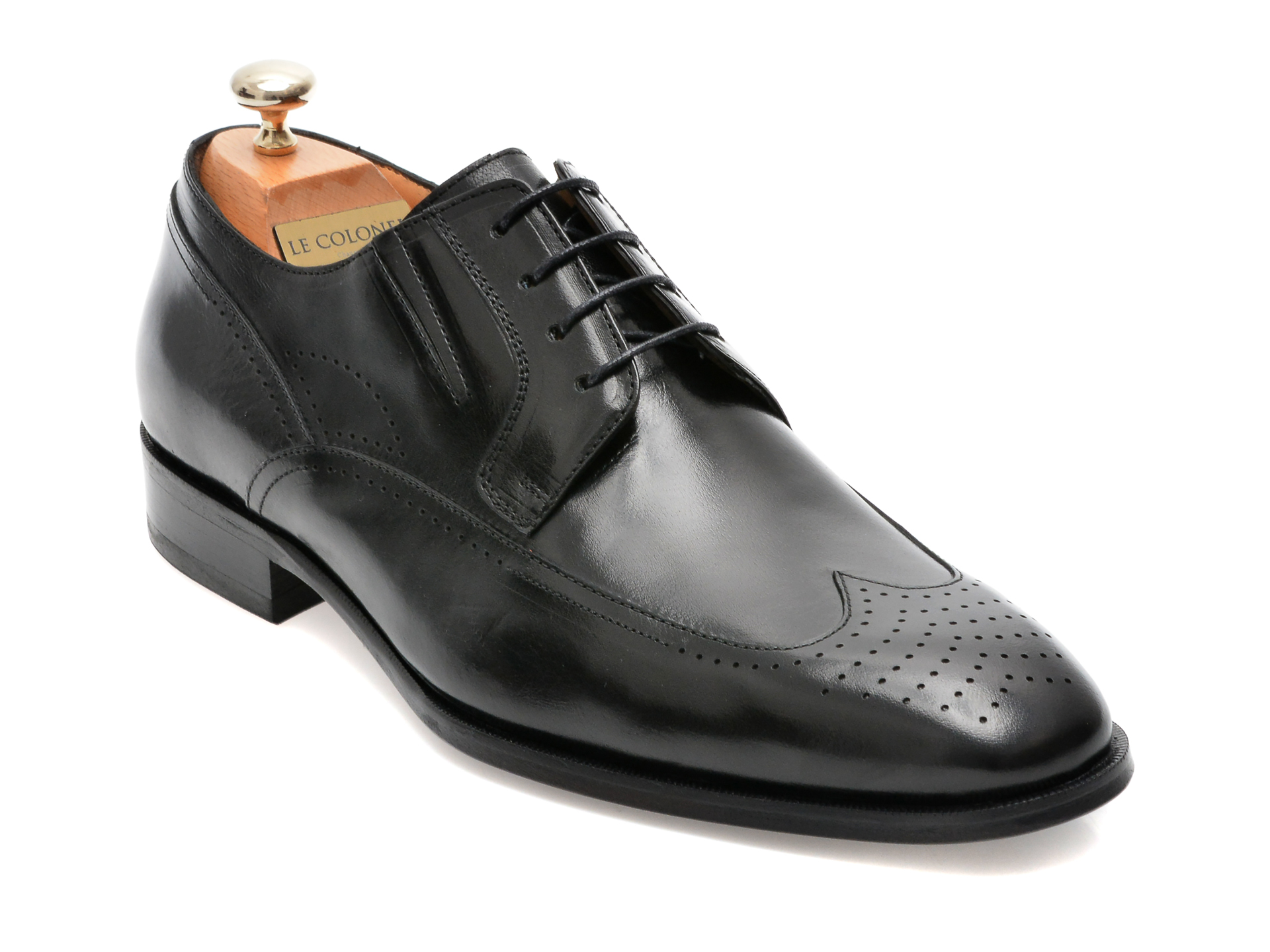 Pantofi LE COLONEL negri, 48479, din piele naturala