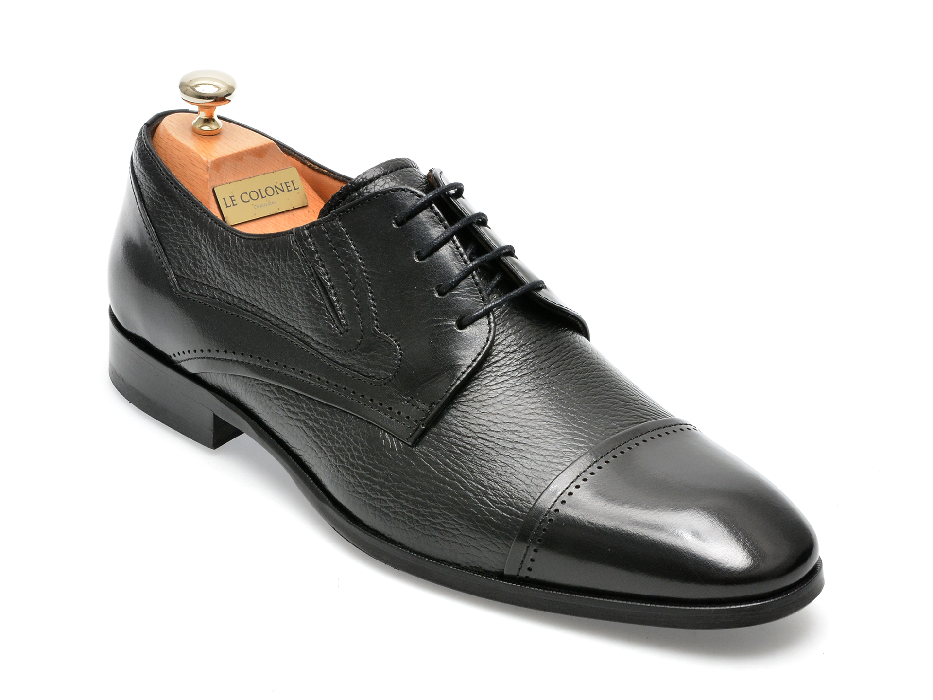Pantofi LE COLONEL negri, 48764, din piele naturala Le Colonel