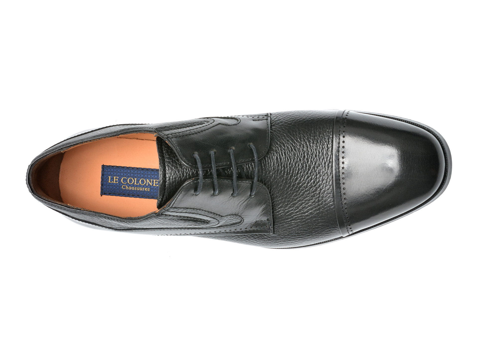 Poze Pantofi LE COLONEL negri, 48764, din piele naturala Tezyo