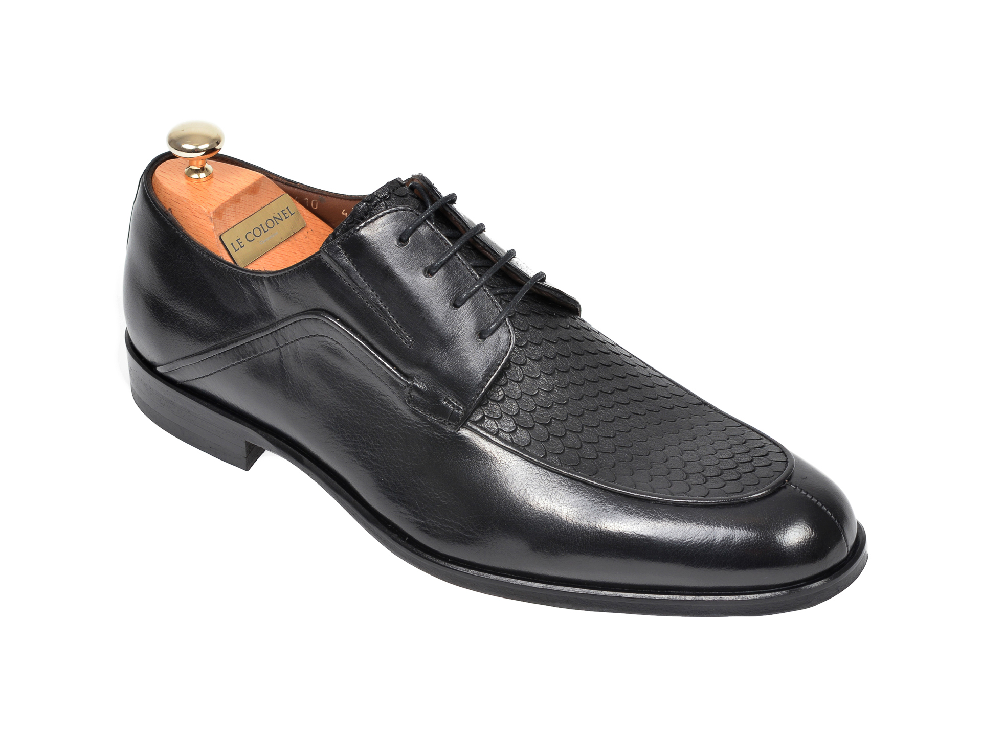 Pantofi LE COLONEL negri, 62410, din piele naturala