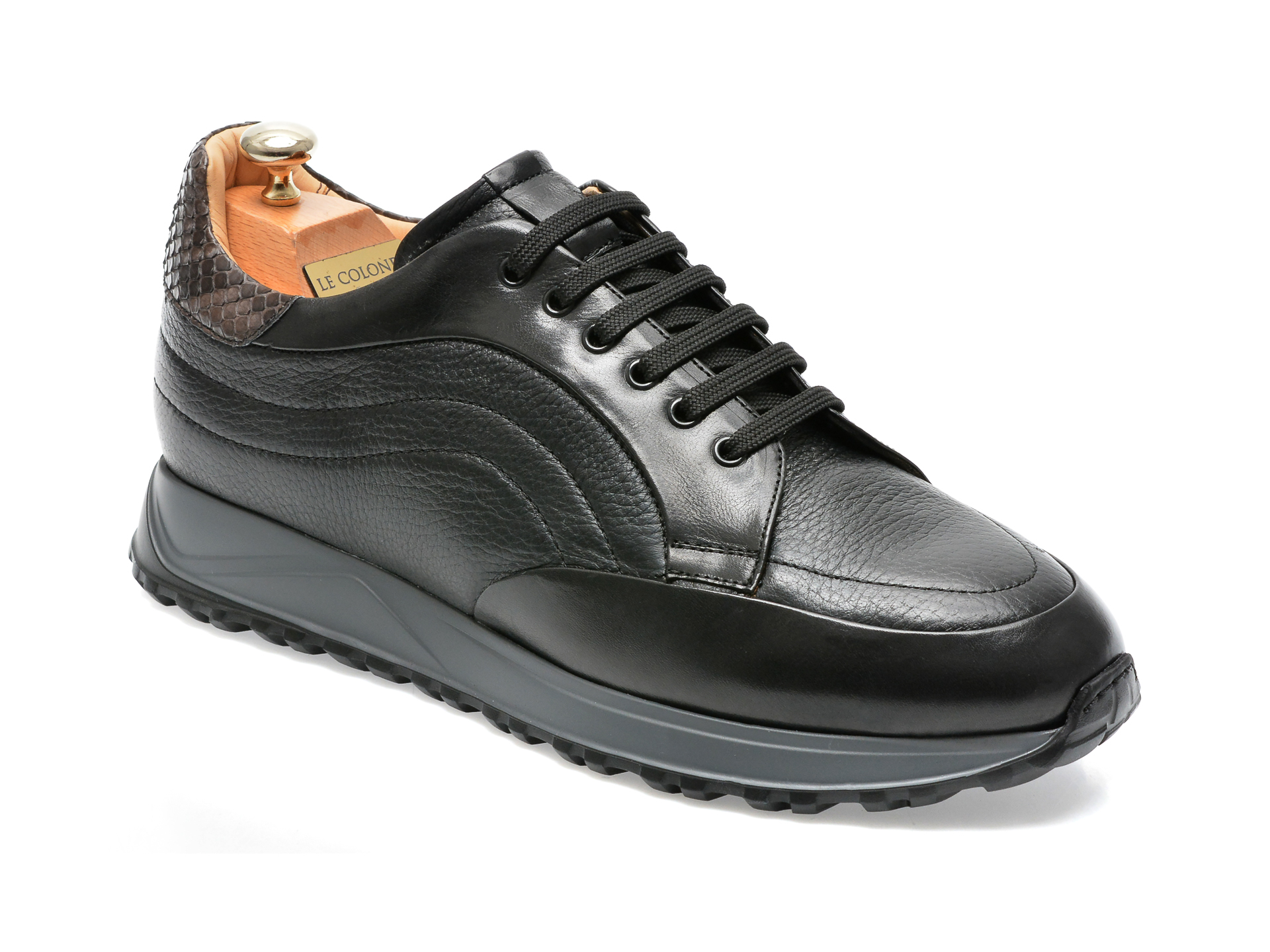 Pantofi LE COLONEL negri, 64330, din piele naturala Le Colonel