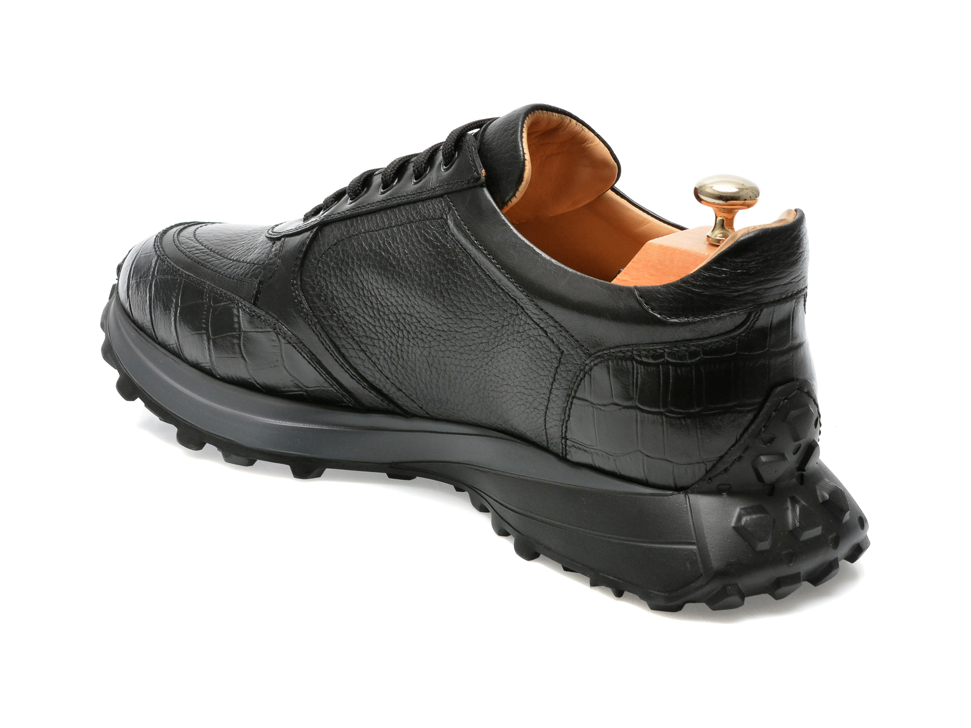 Poze Pantofi LE COLONEL negri, 66712, din piele naturala Tezyo