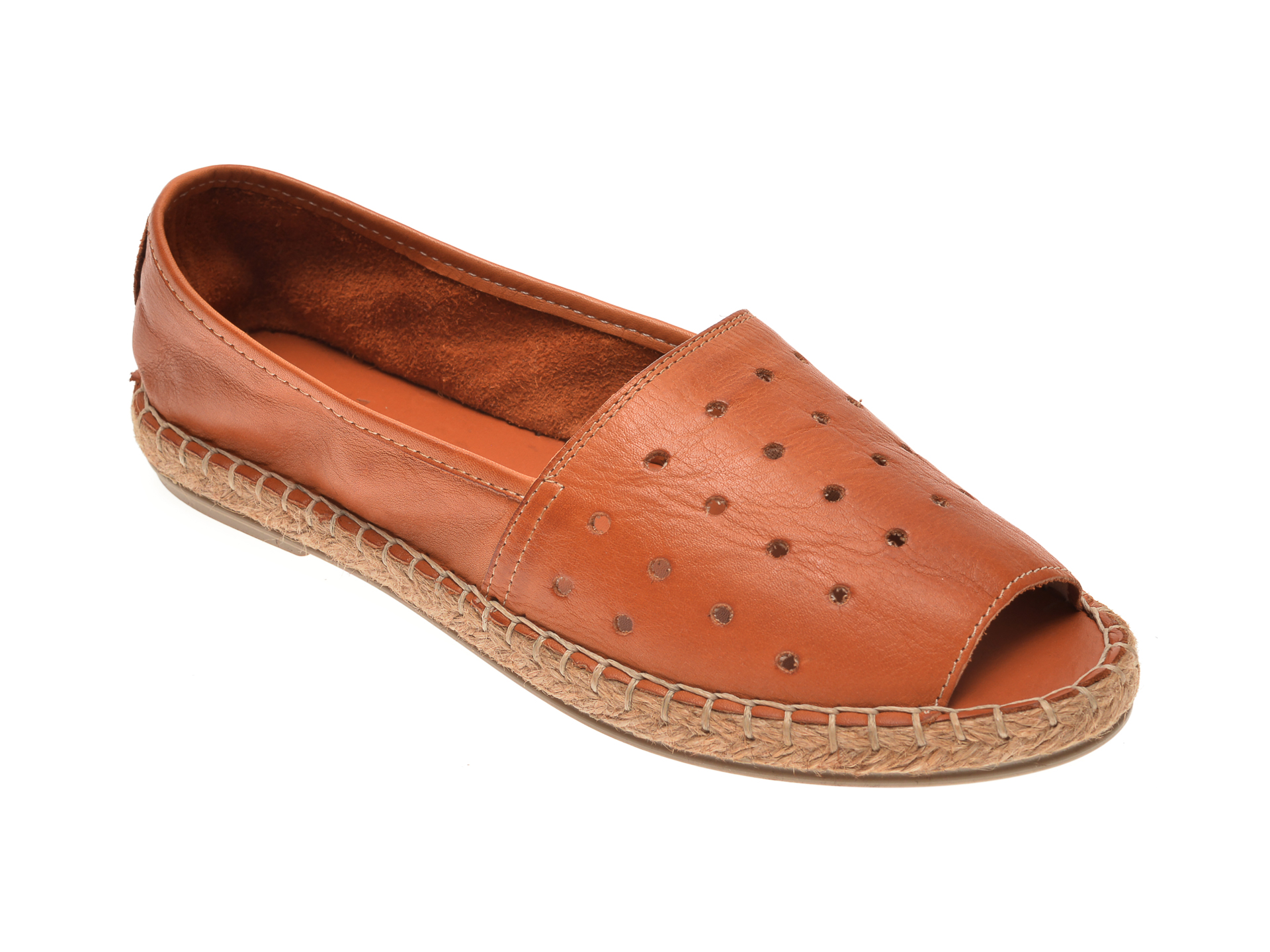Pantofi MESSIMODA maro, 18Y1155, din piele naturala