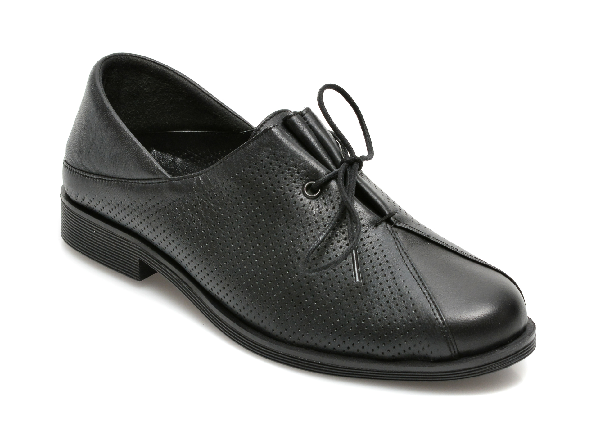 Pantofi MOLLY BESSA negri, 11106, din piele naturala