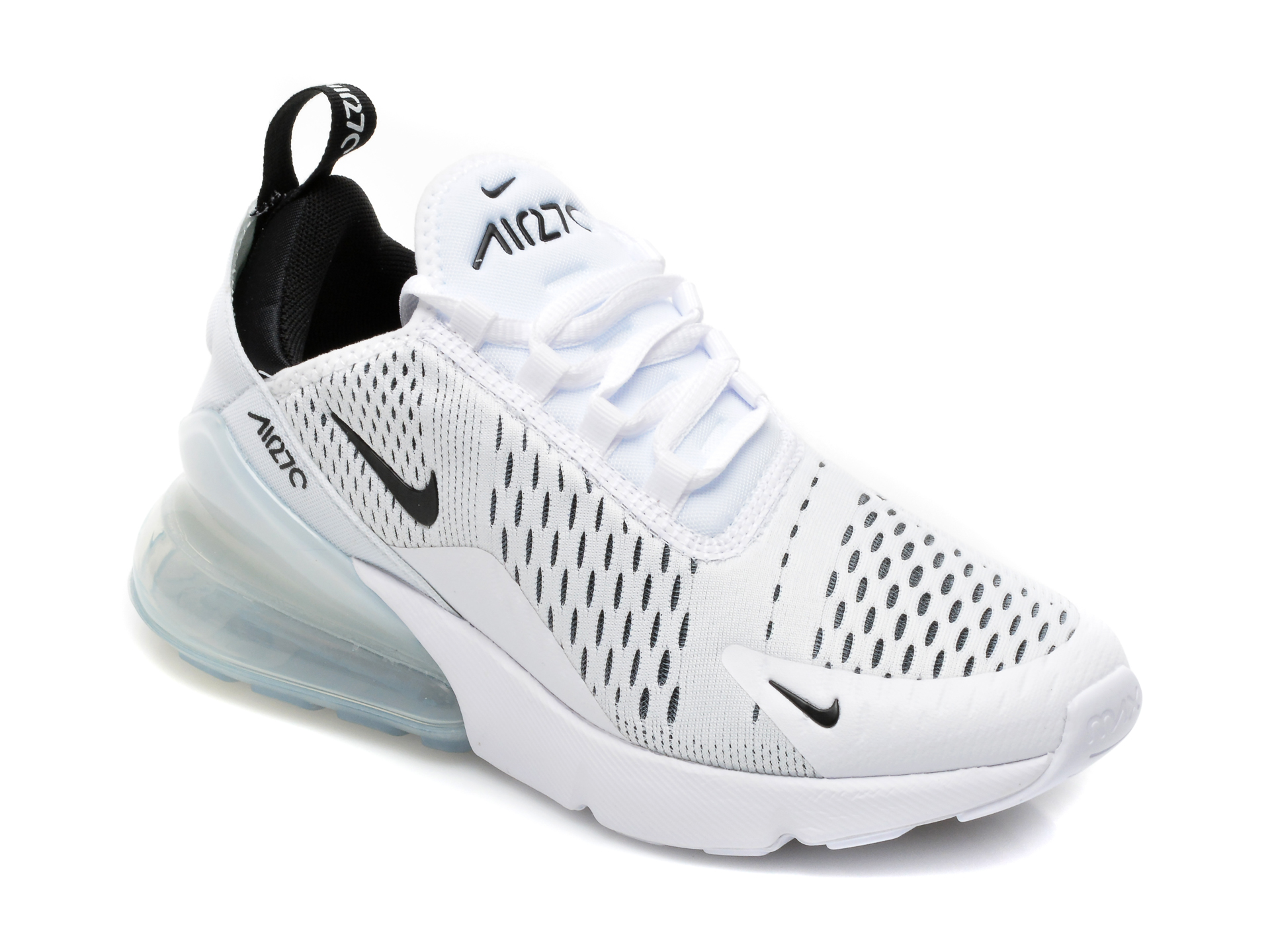 Pantofi NIKE albi, W AIR MAX 270, din material textil Nike imagine noua