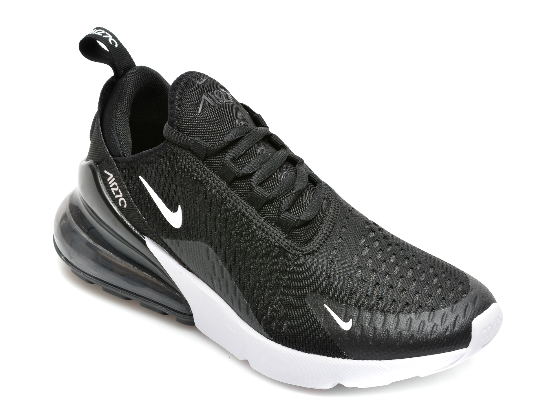 Pantofi NIKE negri, AIR MAX 270, din material textil Nike imagine reduceri