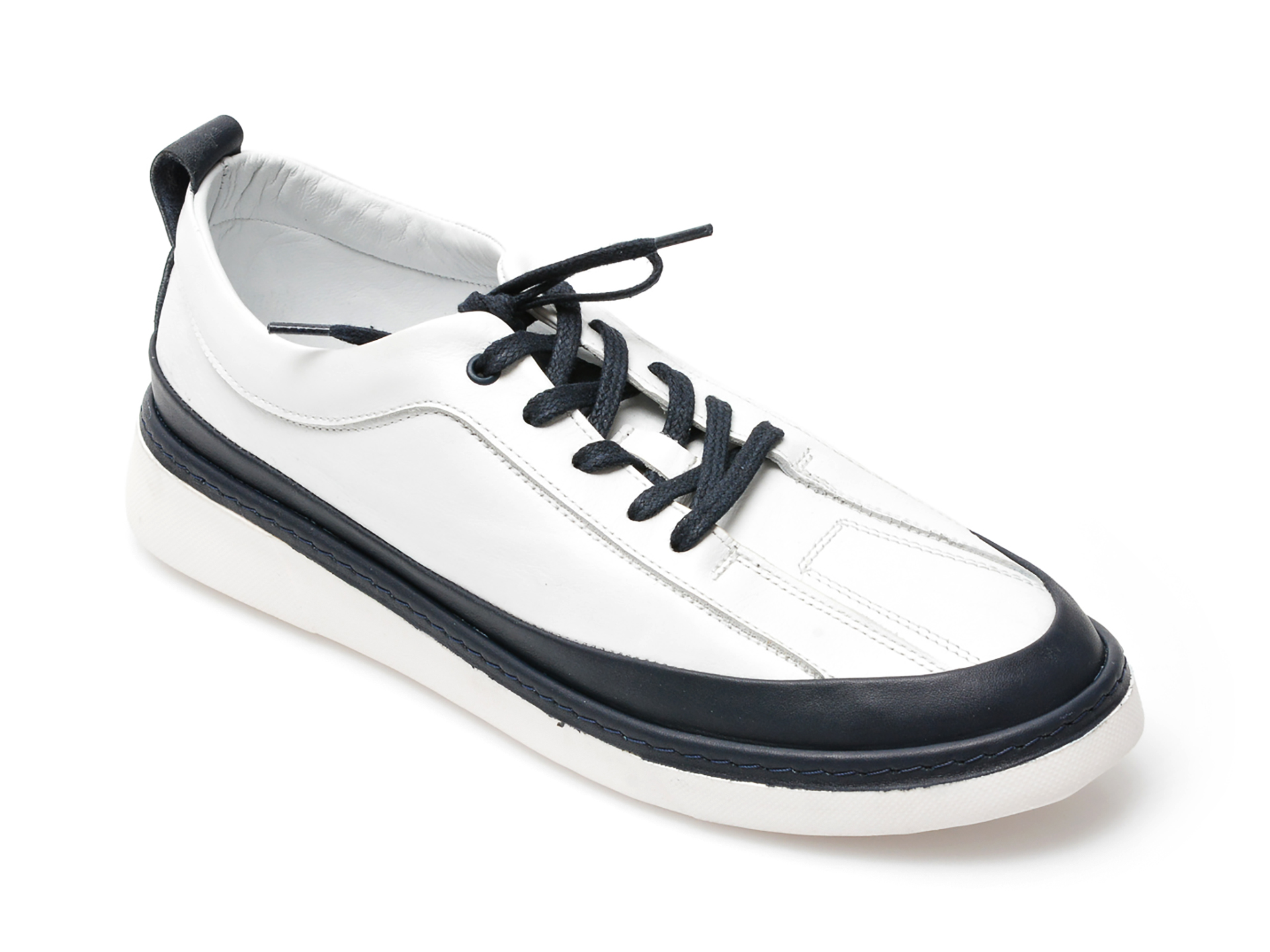 Pantofi OTTER albi, M6416, din piele naturala 2022 ❤️ Pret Super tezyo.ro imagine noua 2022