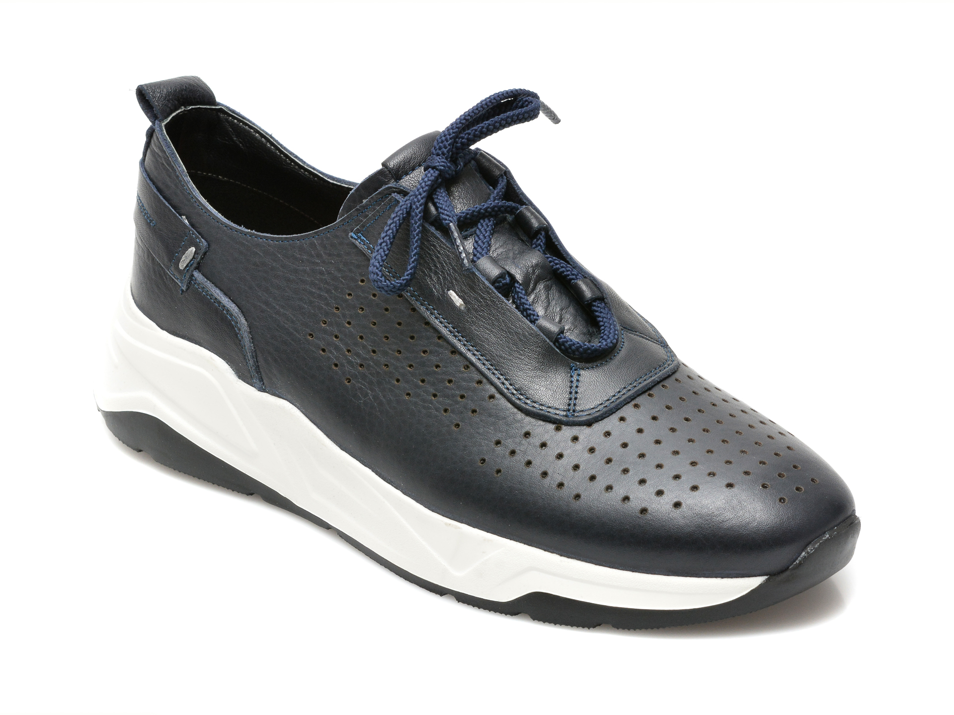 Pantofi OTTER bleumarin, 2155196, din piele naturala