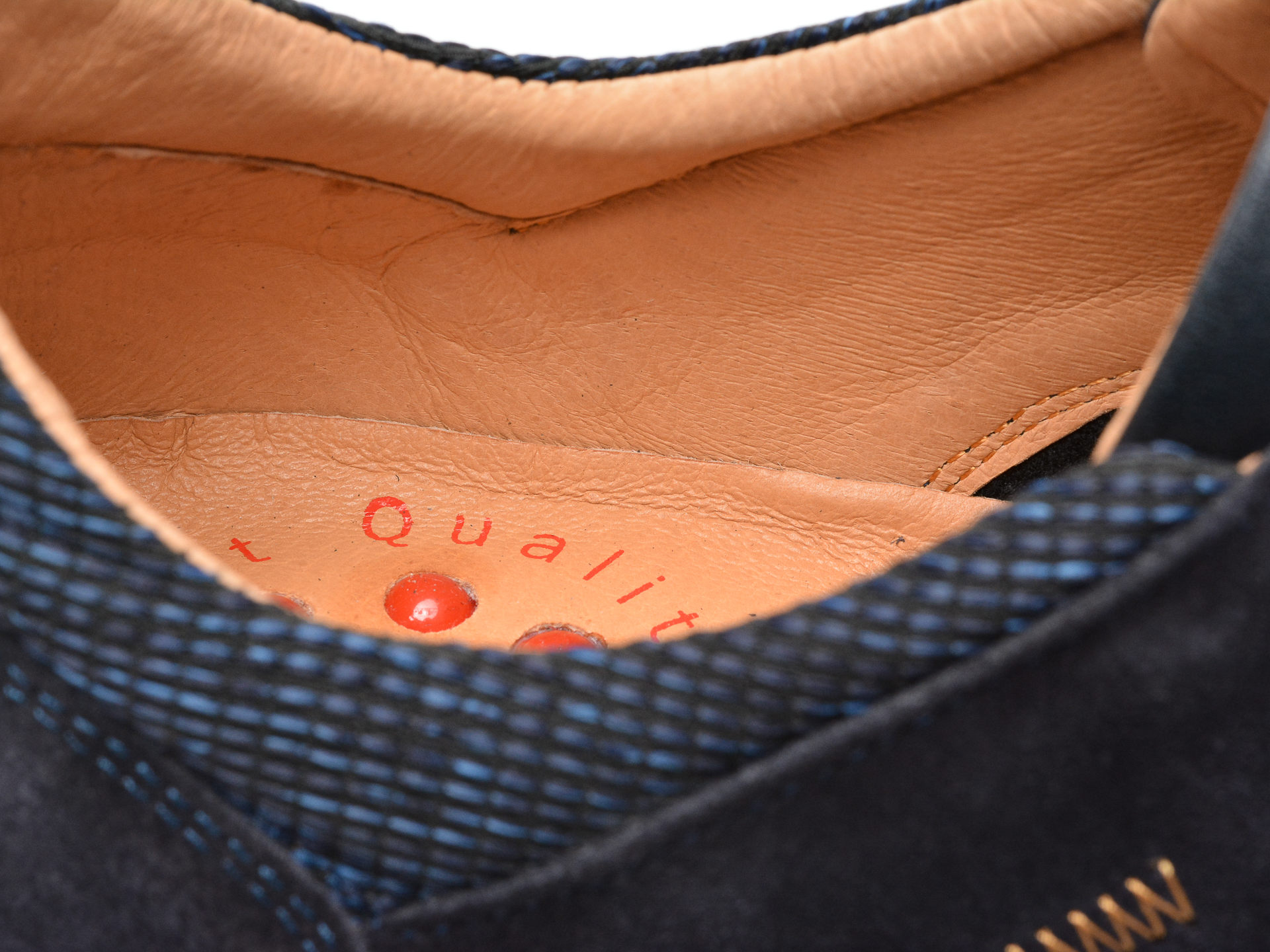 Poze Pantofi OTTER bleumarin, EF413, din piele naturala Tezyo