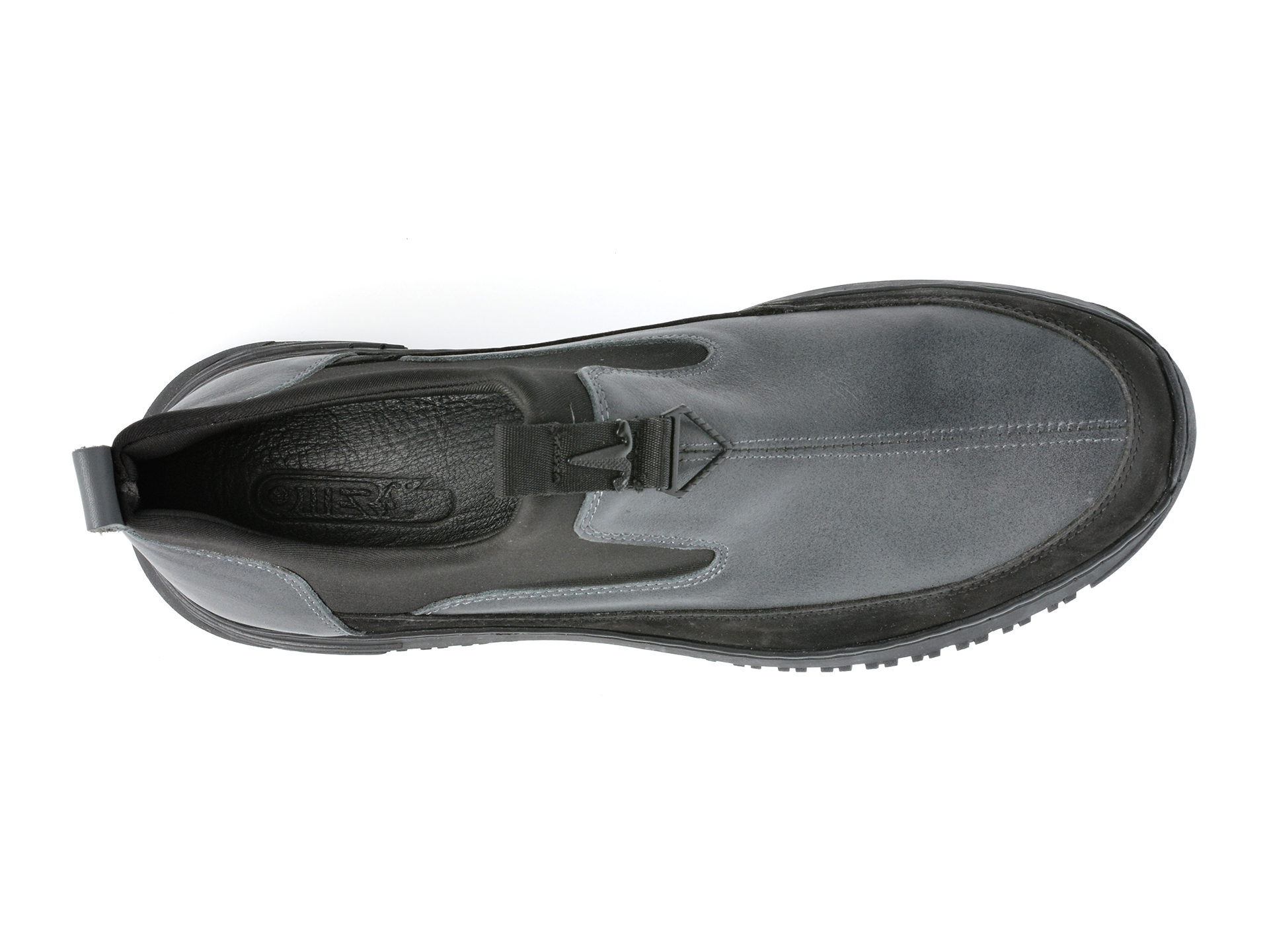 Poze Pantofi OTTER gri, RBY2400, din piele naturala Tezyo