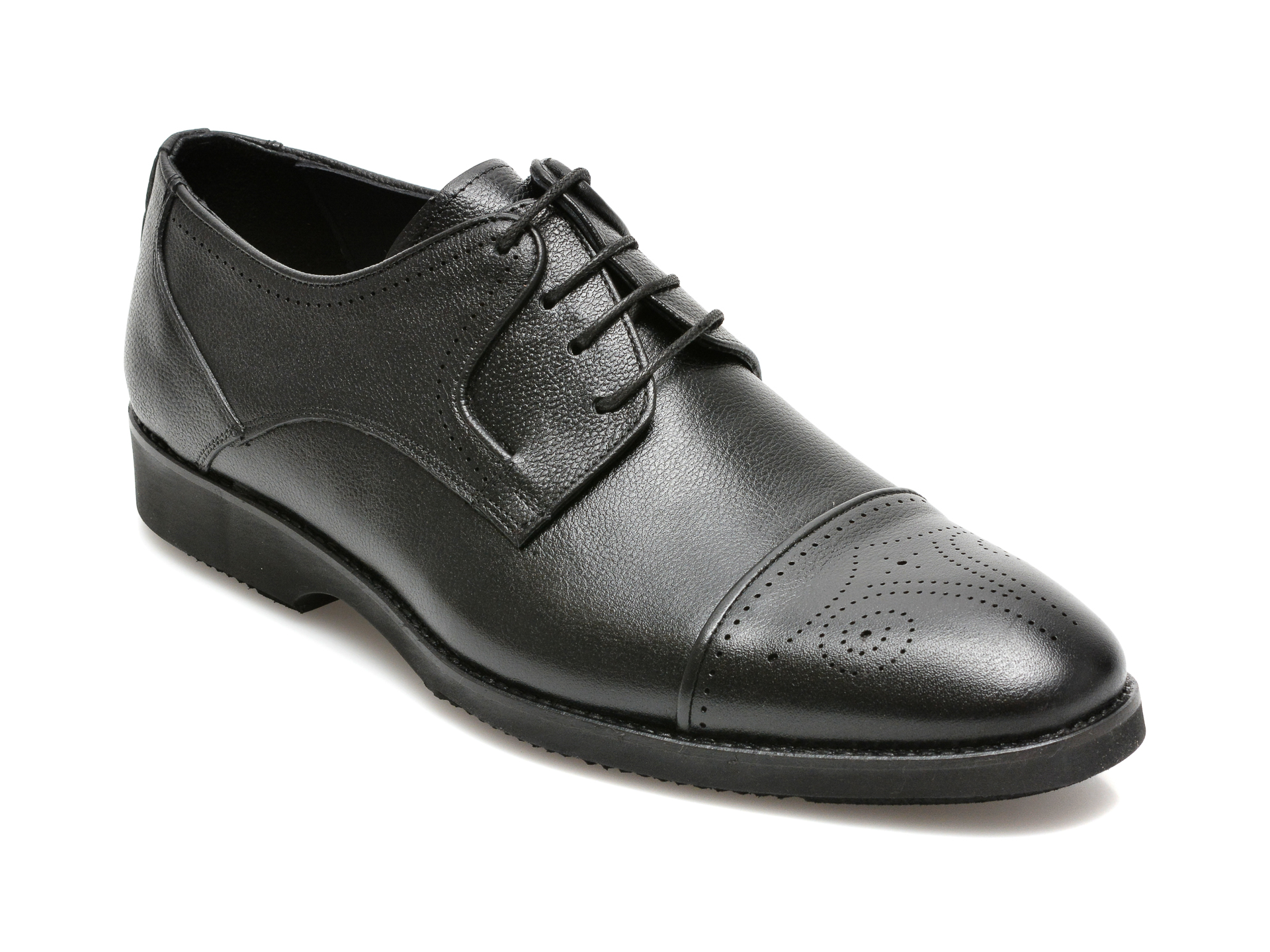 Pantofi OTTER negri, 1201, din piele naturala 2023 ❤️ Pret Super tezyo.ro imagine noua 2022