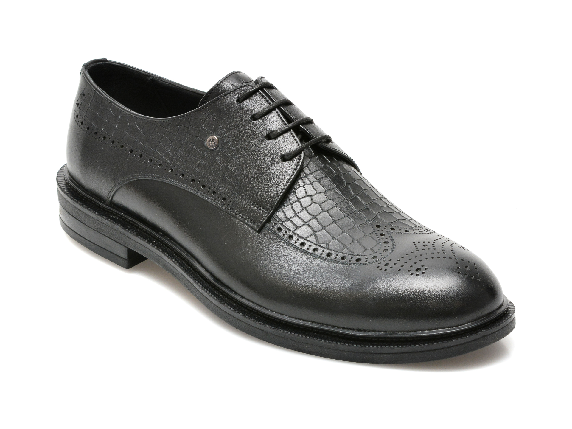 Pantofi OTTER negri, 26010, din piele naturala 2023 ❤️ Pret Super tezyo.ro imagine noua 2022