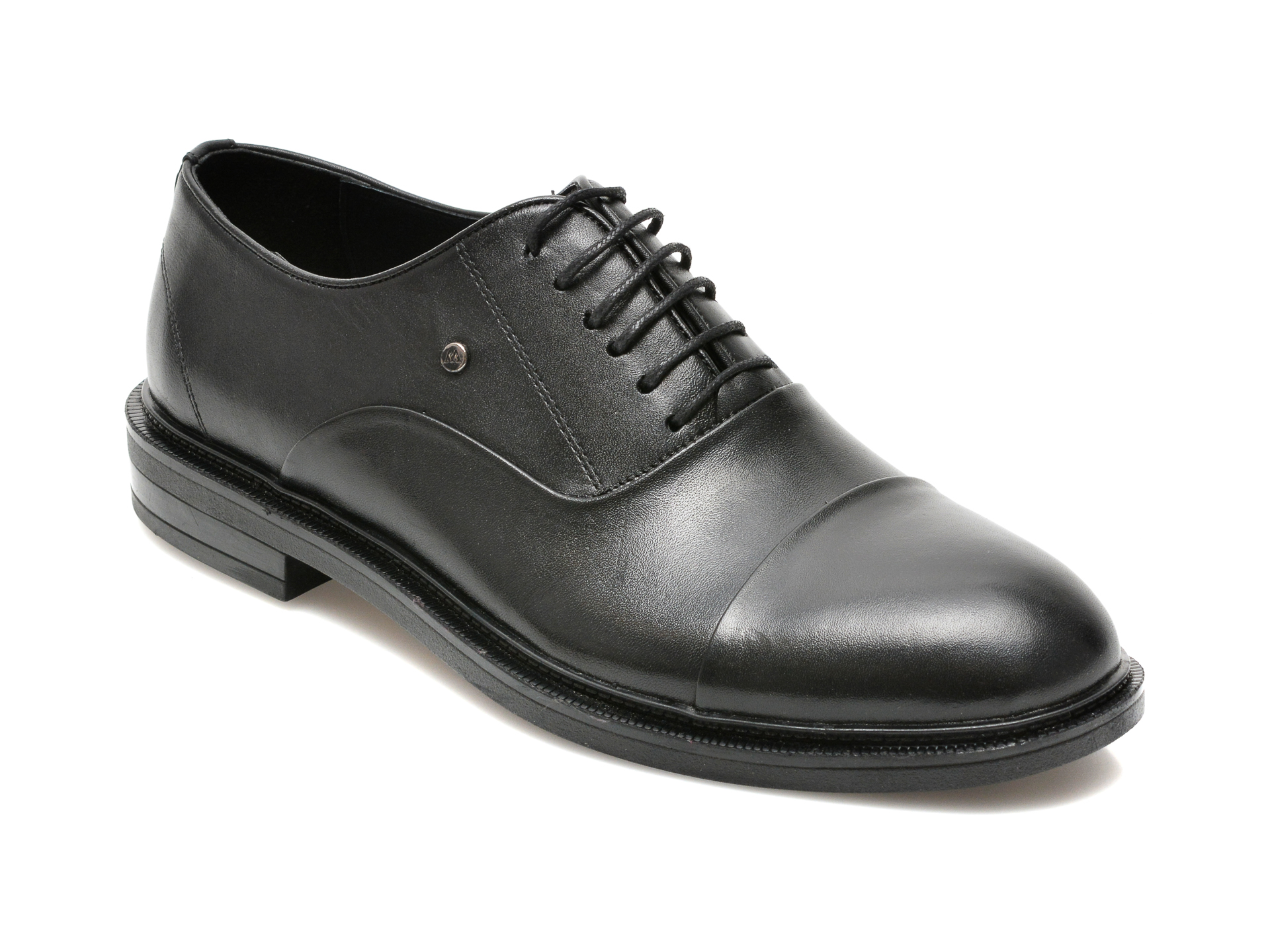 Pantofi OTTER negri, 26016, din piele naturala