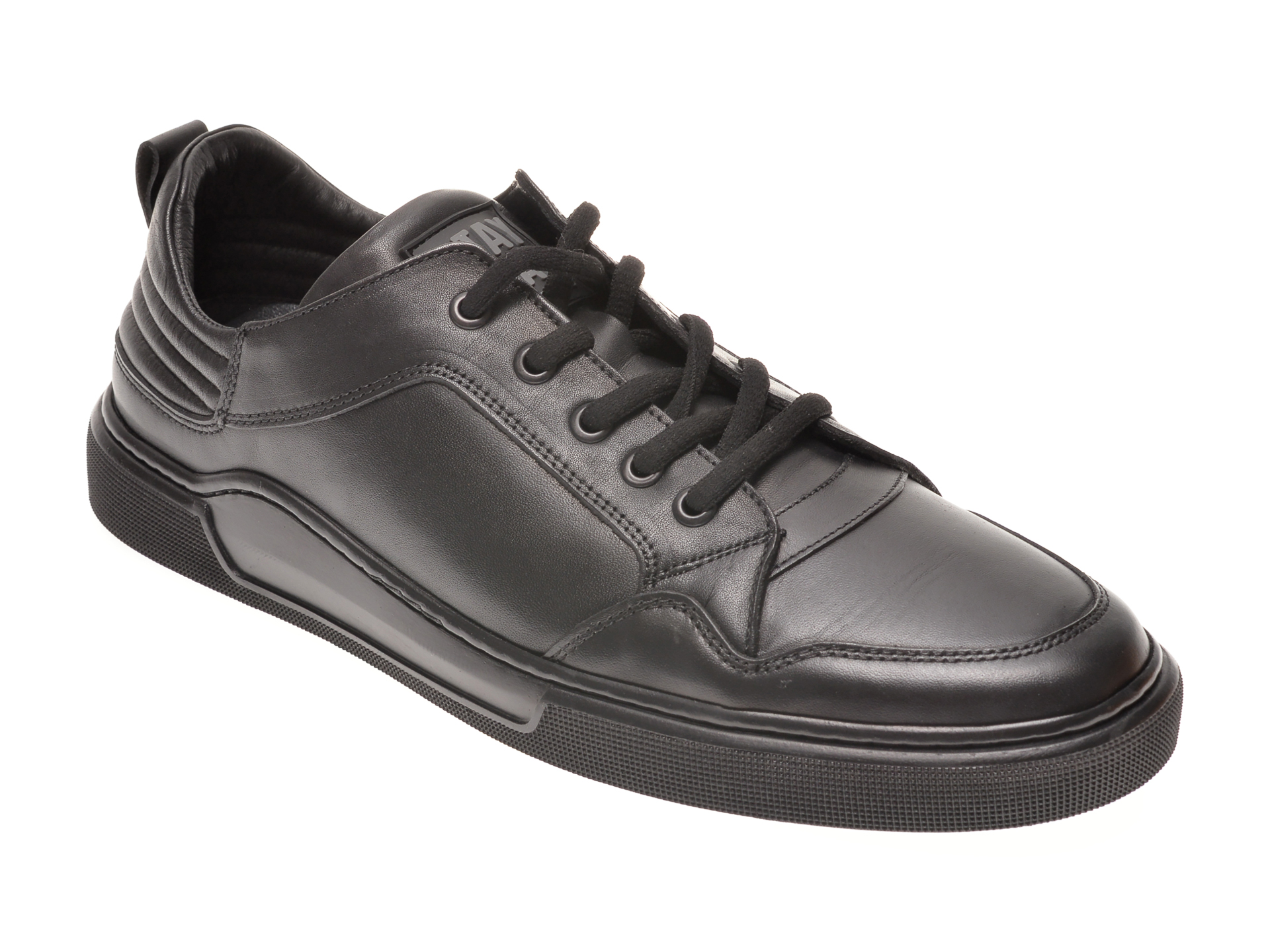Pantofi OTTER negri, 48709, din piele naturala