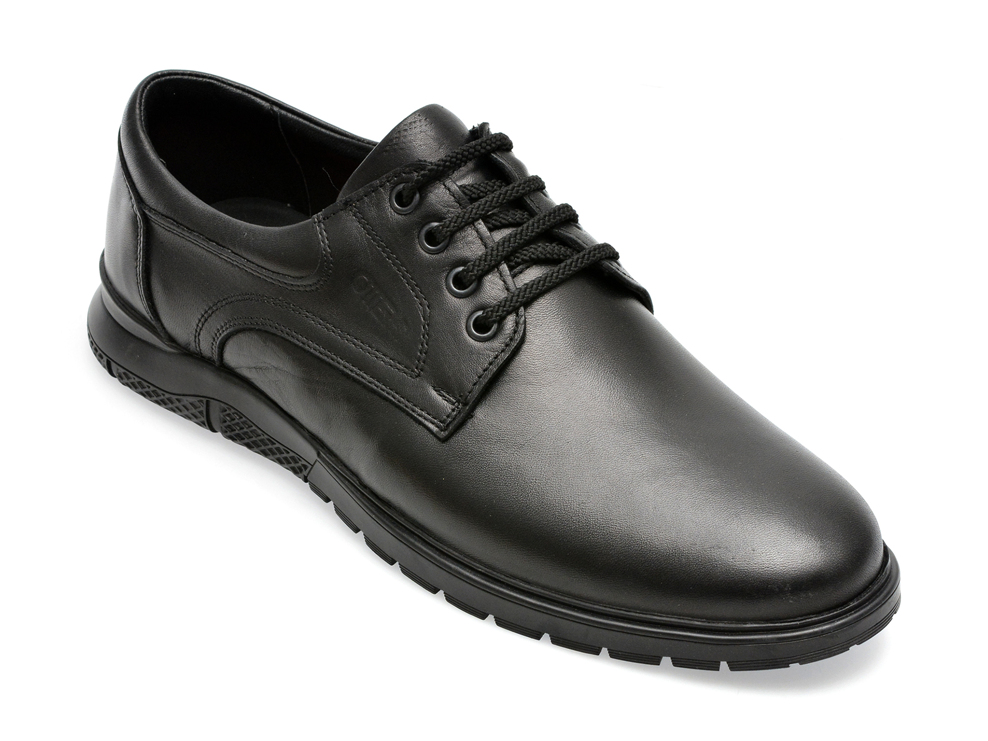 Pantofi OTTER negri, 555, din piele naturala