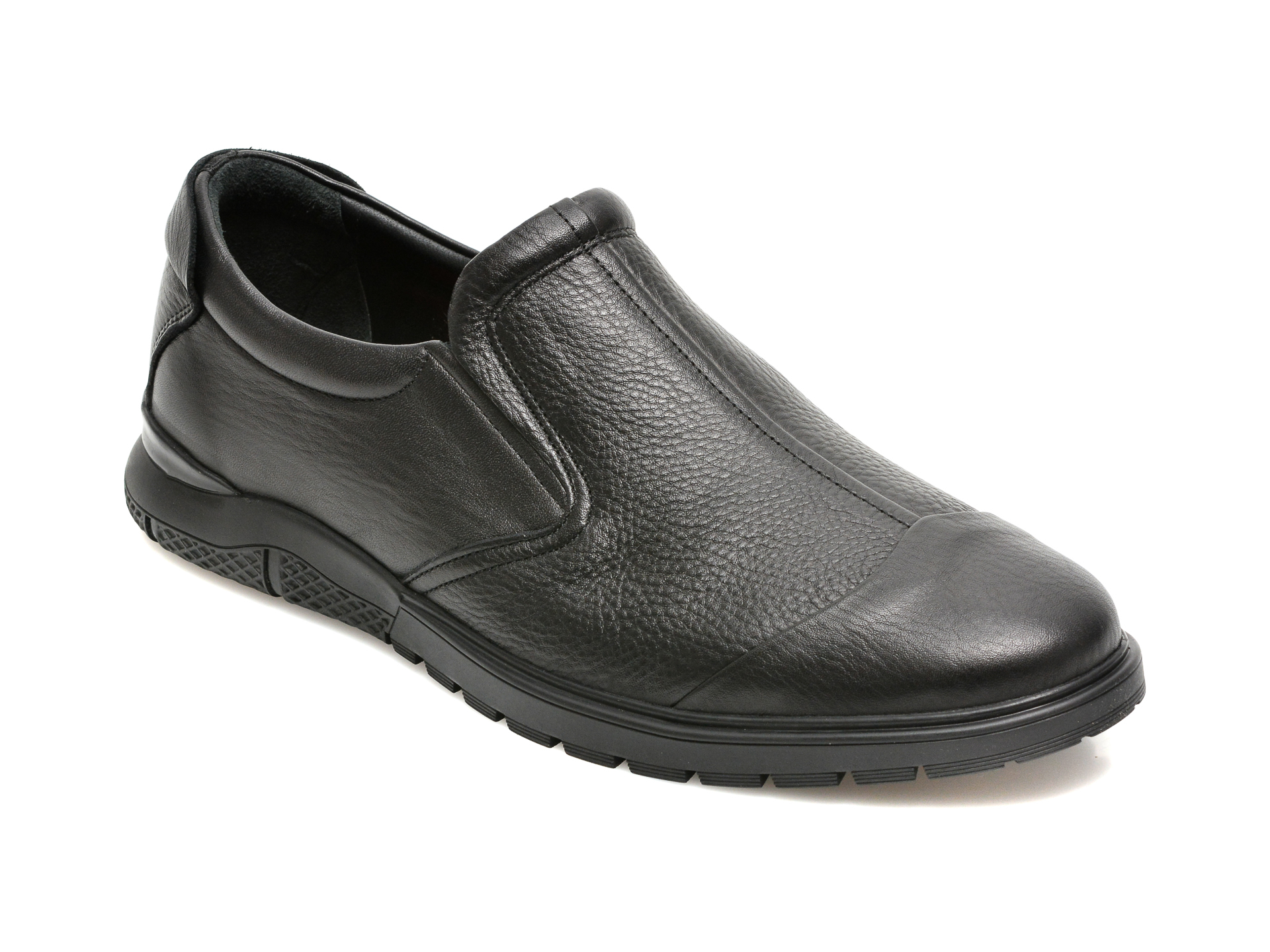 Pantofi OTTER negri, 559, din piele naturala Otter imagine reduceri
