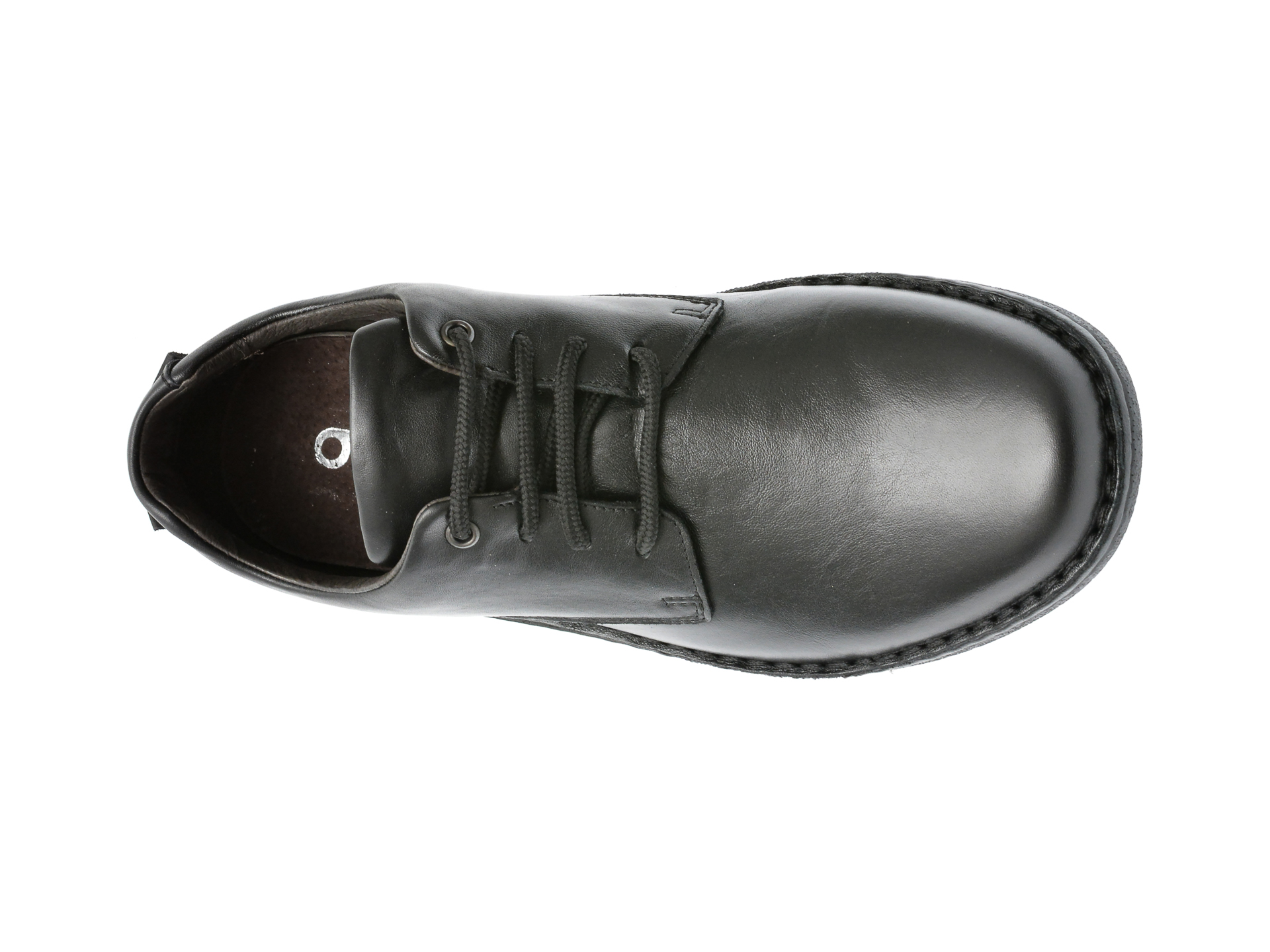 Poze Pantofi OTTER negri, 7728, din piele naturala tezyo.ro