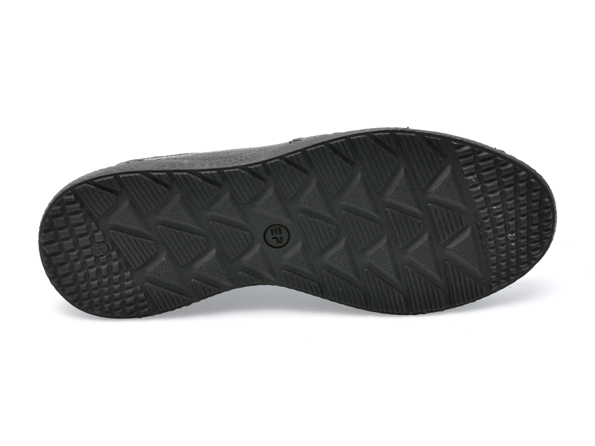 Poze Pantofi OTTER negri, 8561, din piele naturala Tezyo