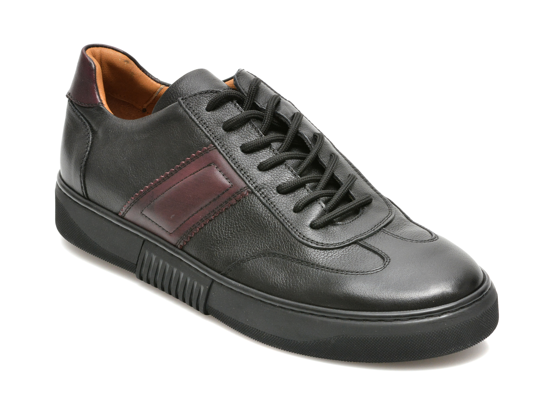 Pantofi OTTER negri, 8625, din piele naturala 2022 ❤️ Pret Super tezyo.ro imagine noua 2022