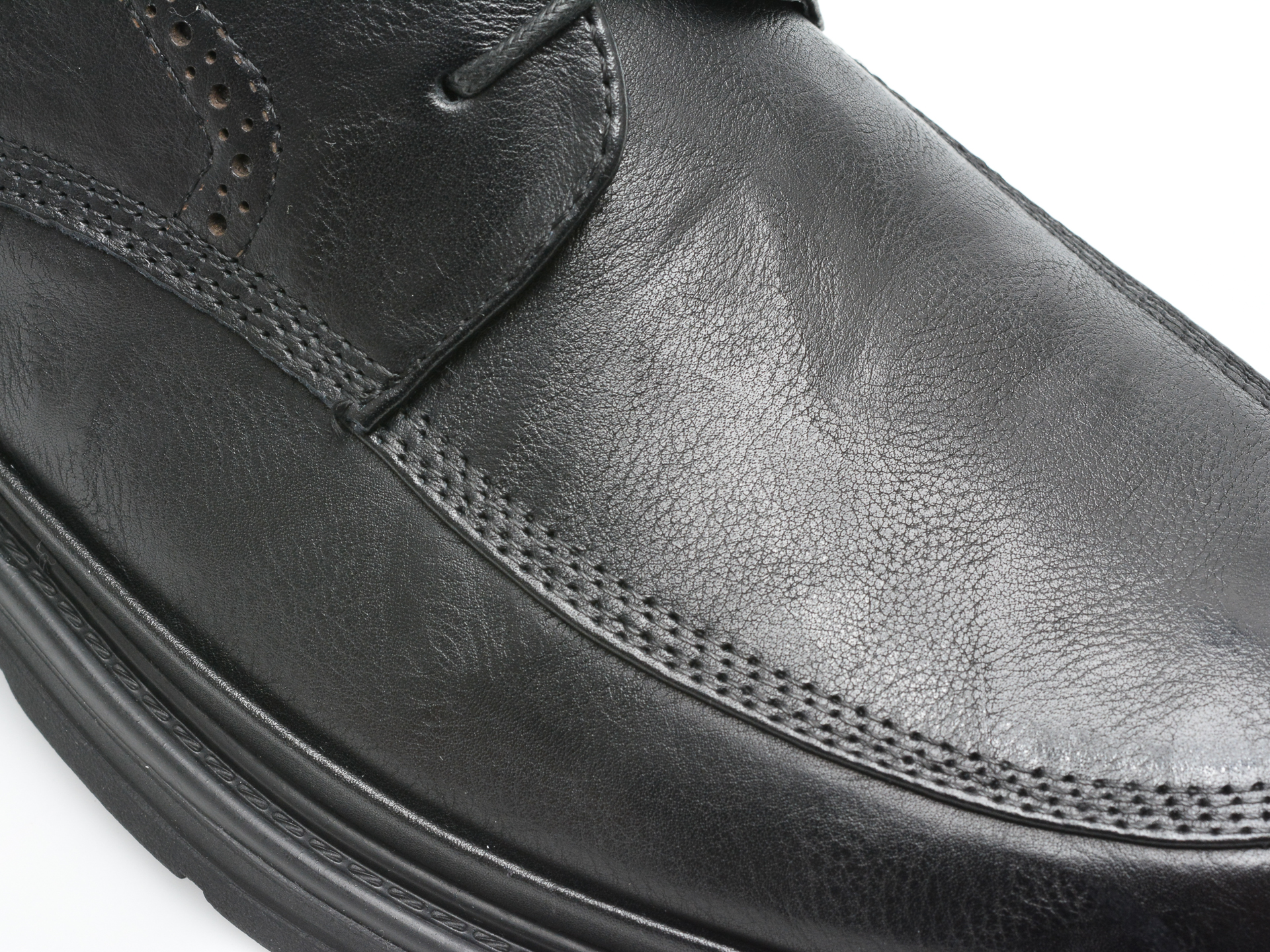 Poze Pantofi OTTER negri, E620005, din piele naturala Tezyo