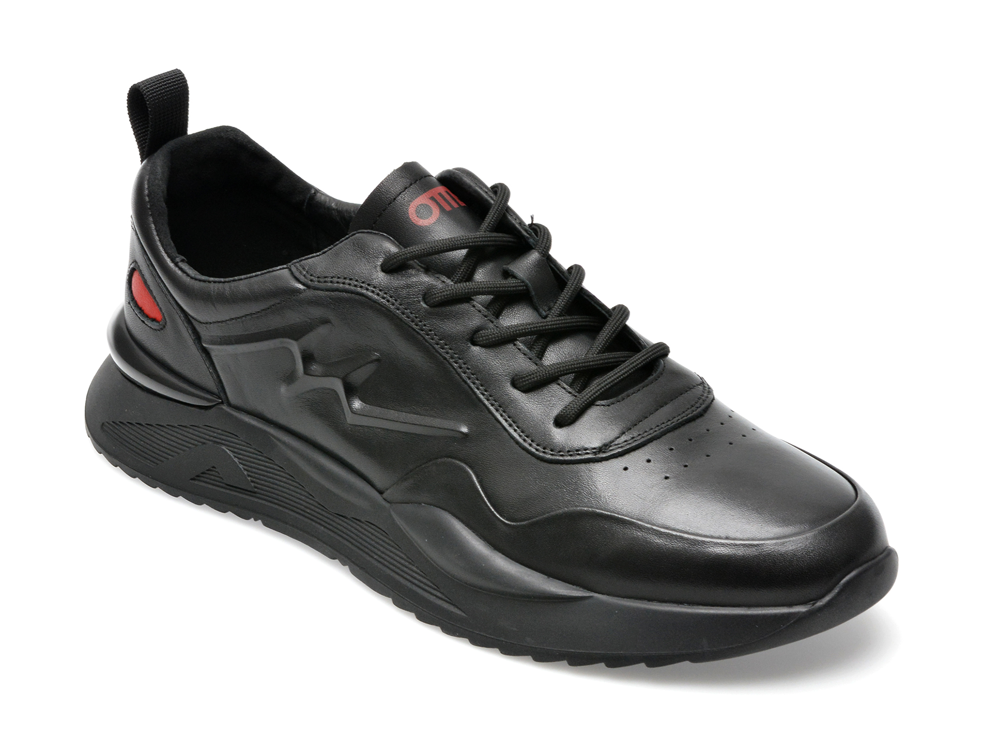 Pantofi OTTER negri, EE5161, din piele naturala barbati 2023-09-21