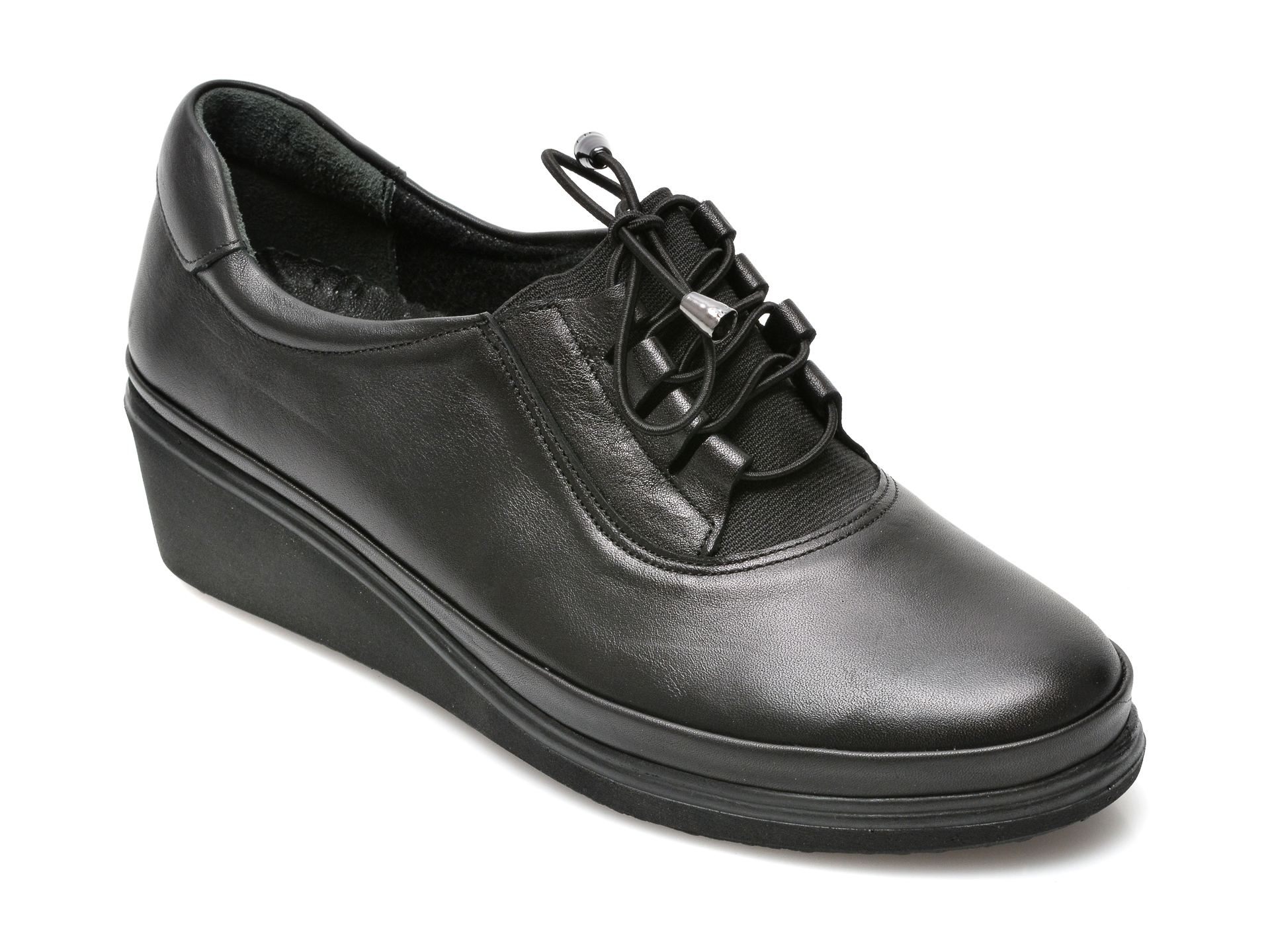 Pantofi OZIYS negri, 1002, din piele naturala OZIYS imagine noua