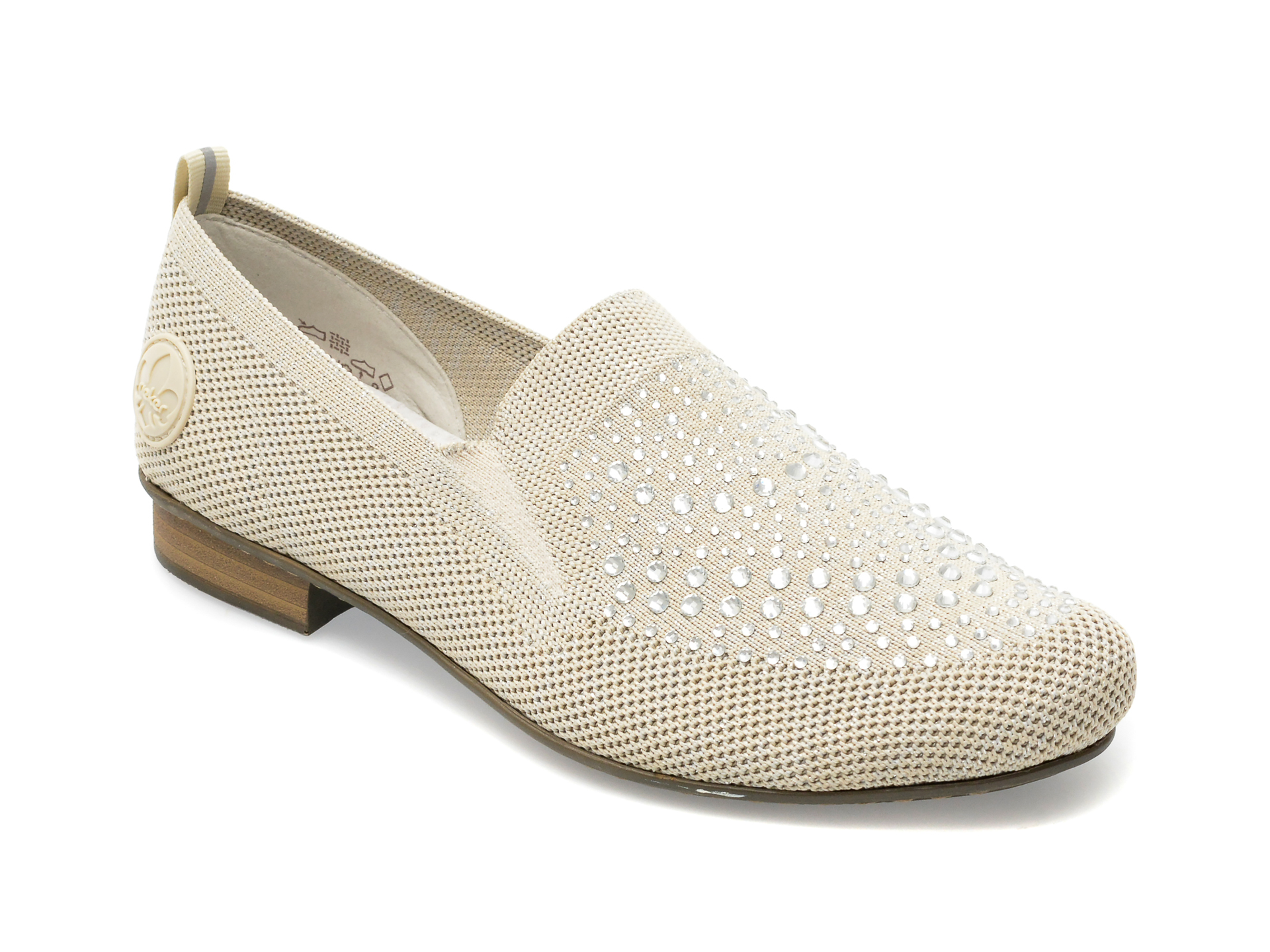 Pantofi RIEKER gri, 51989, din material textil /femei/pantofi imagine noua