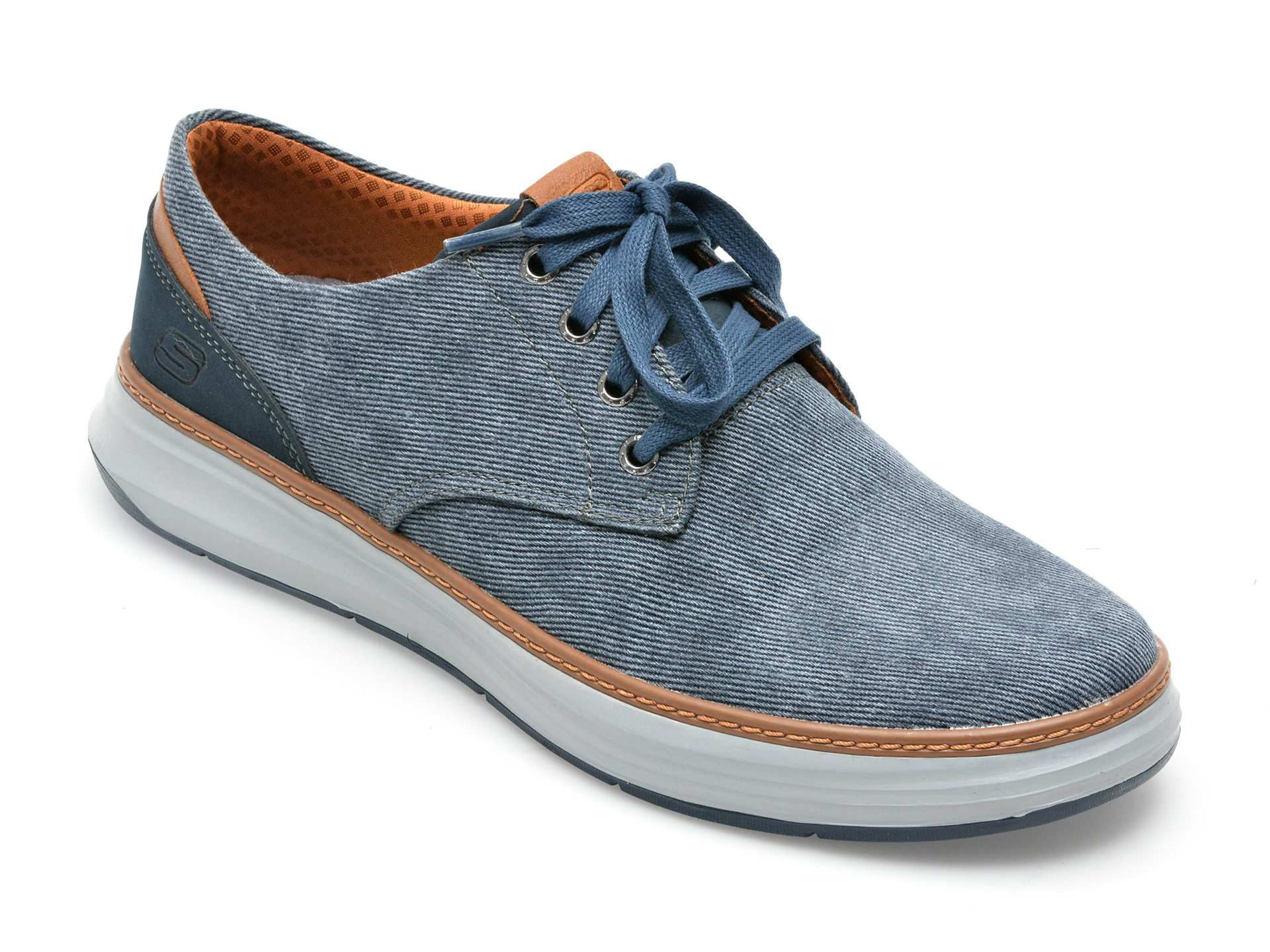 Pantofi SKECHERS bleumarin, 65981, din material textil