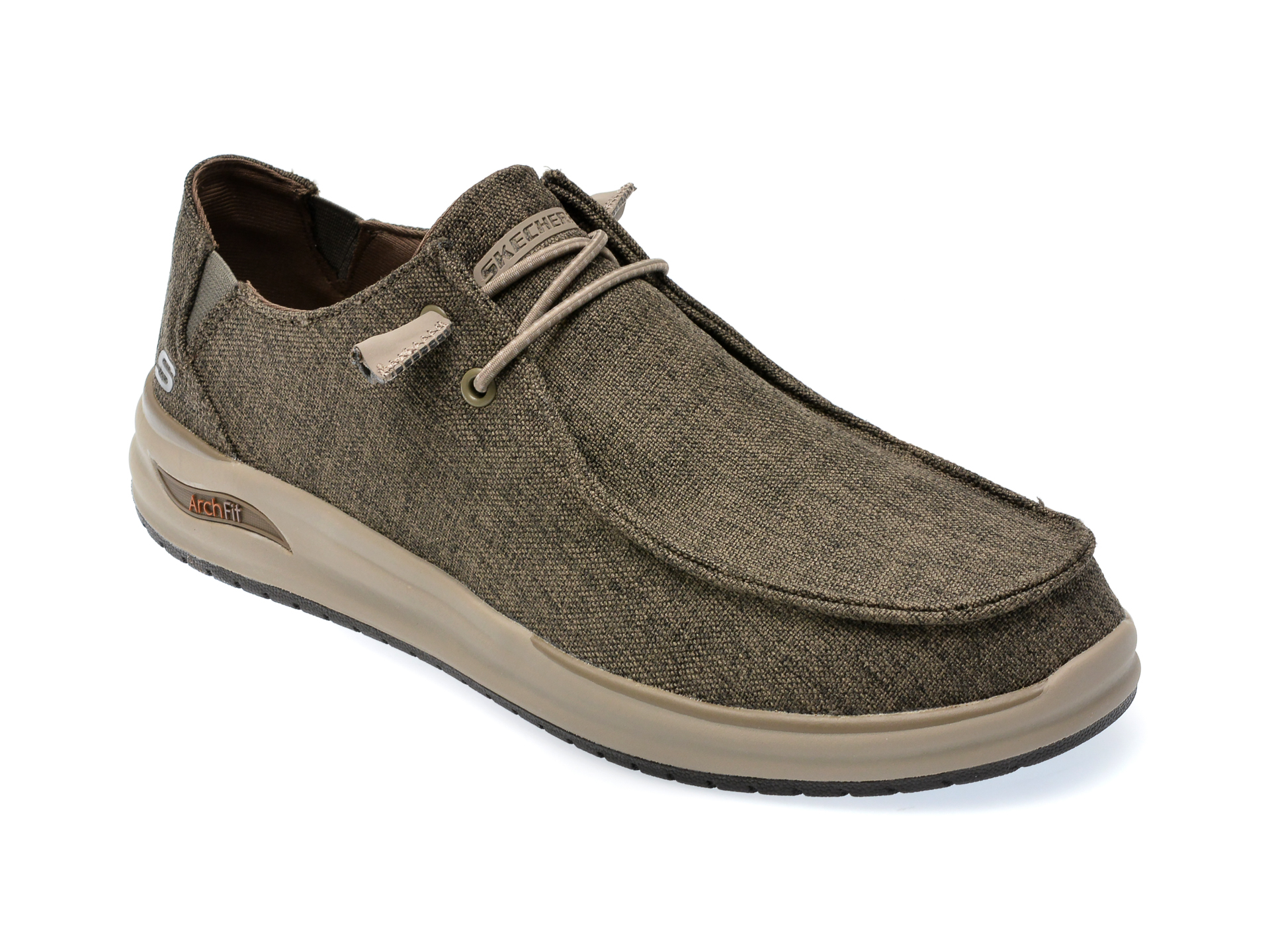 Poze Pantofi SKECHERS gri, ARCH FIT, din material textil tezyo.ro