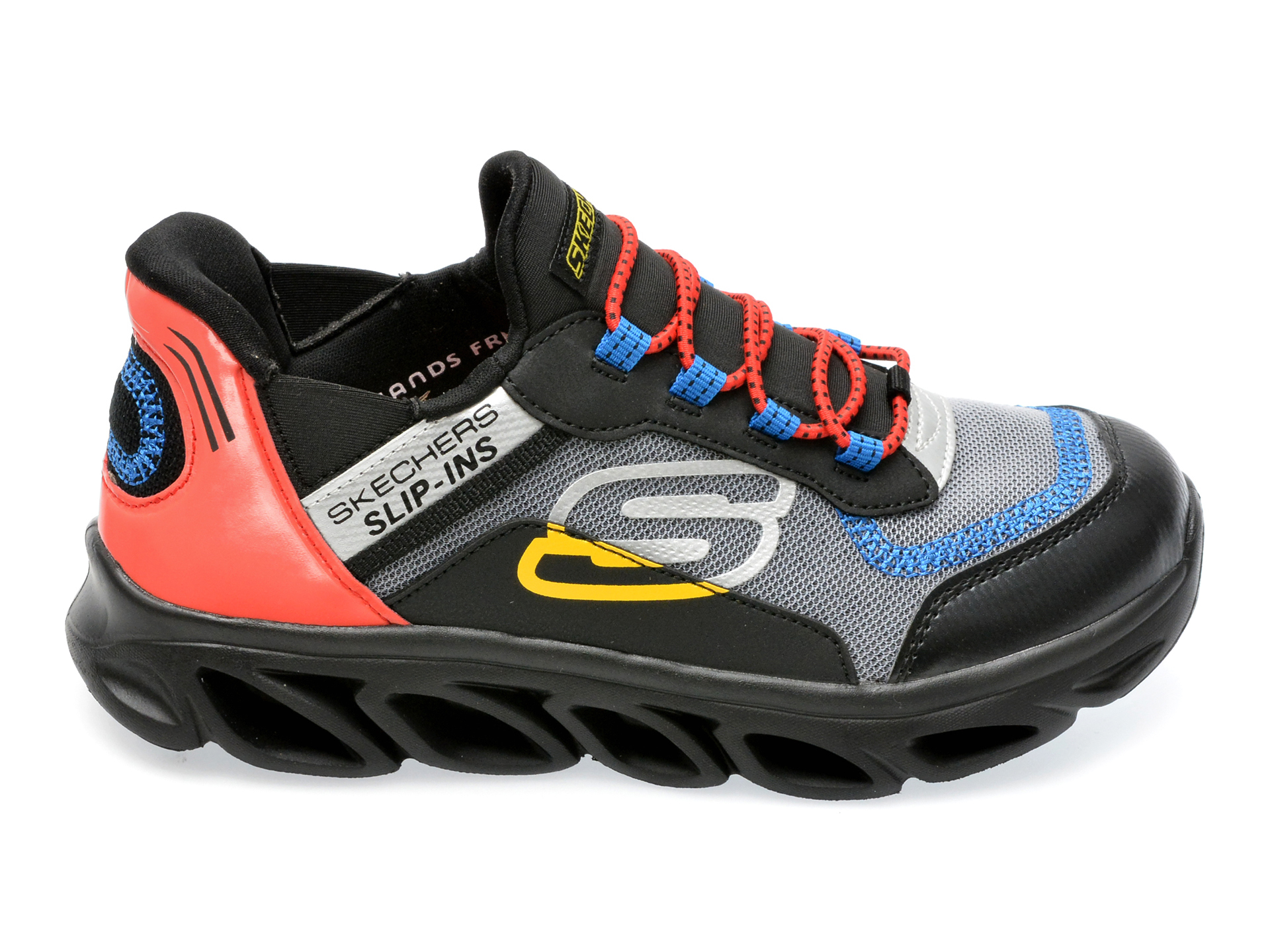 Pantofi Skechers Multicolor, Flex Glide, Din Piele Ecologica