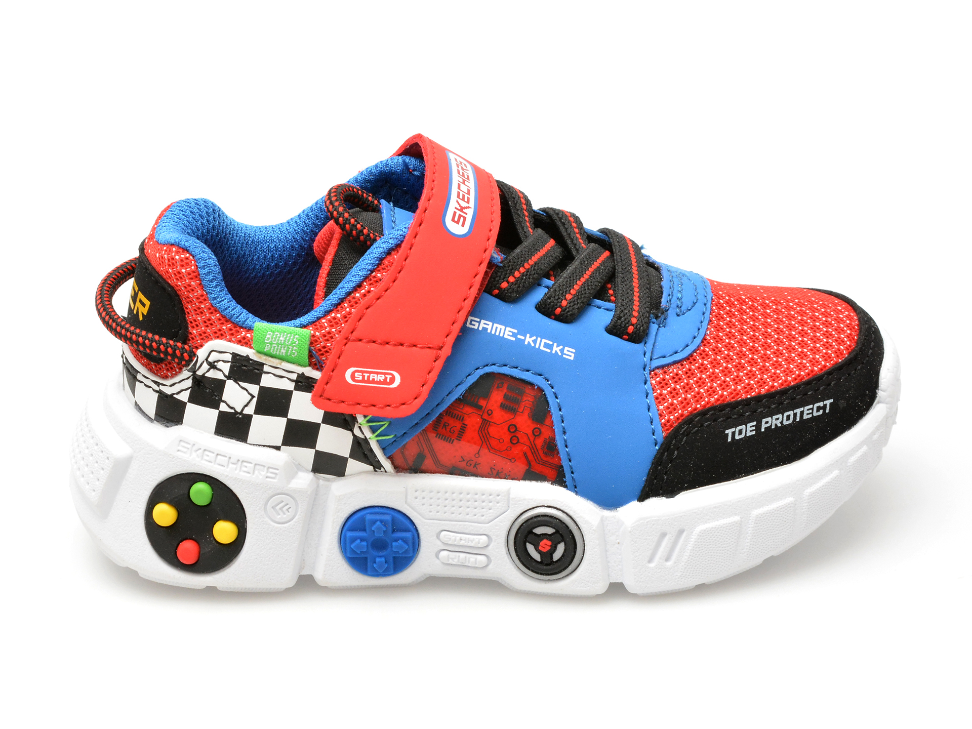 Pantofi Skechers Multicolor, Gametronix, Din Piele Ecologica