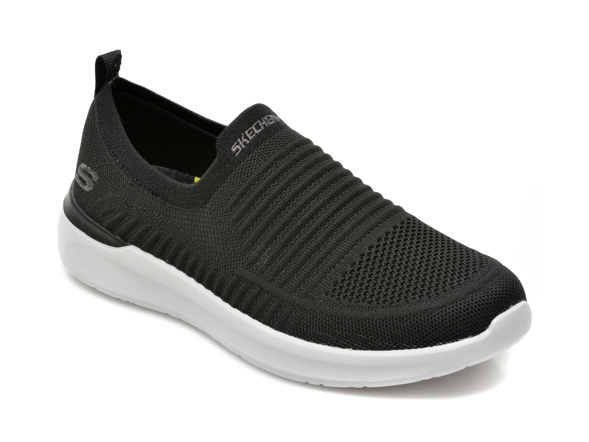 Pantofi SKECHERS negri, LATTIMORE, din material textil Skechers imagine reduceri