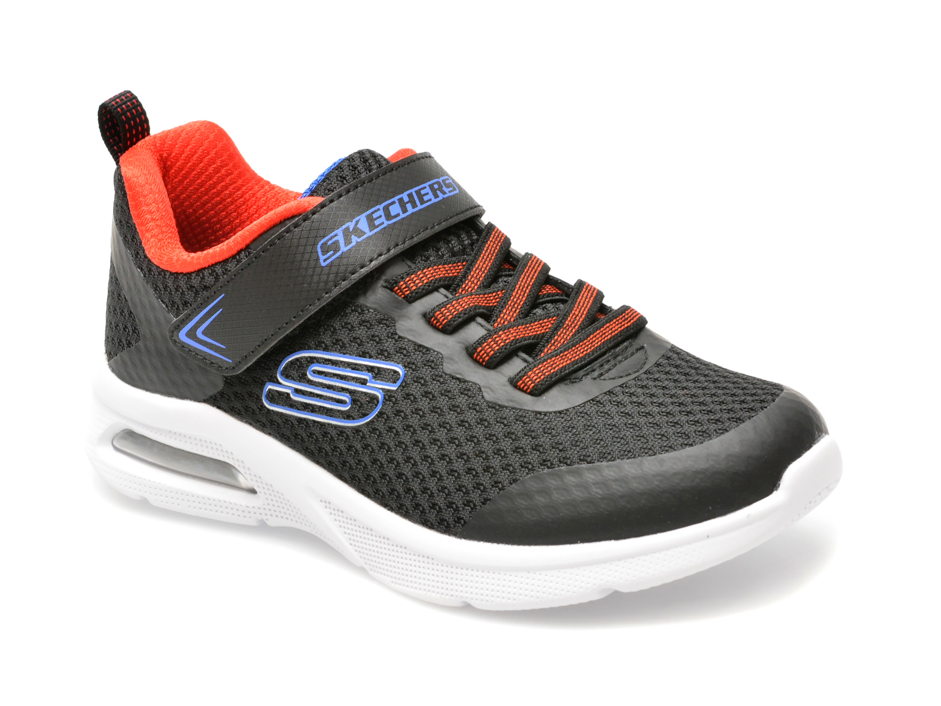 Pantofi SKECHERS negri, MICROSPEC MAX, din material textil